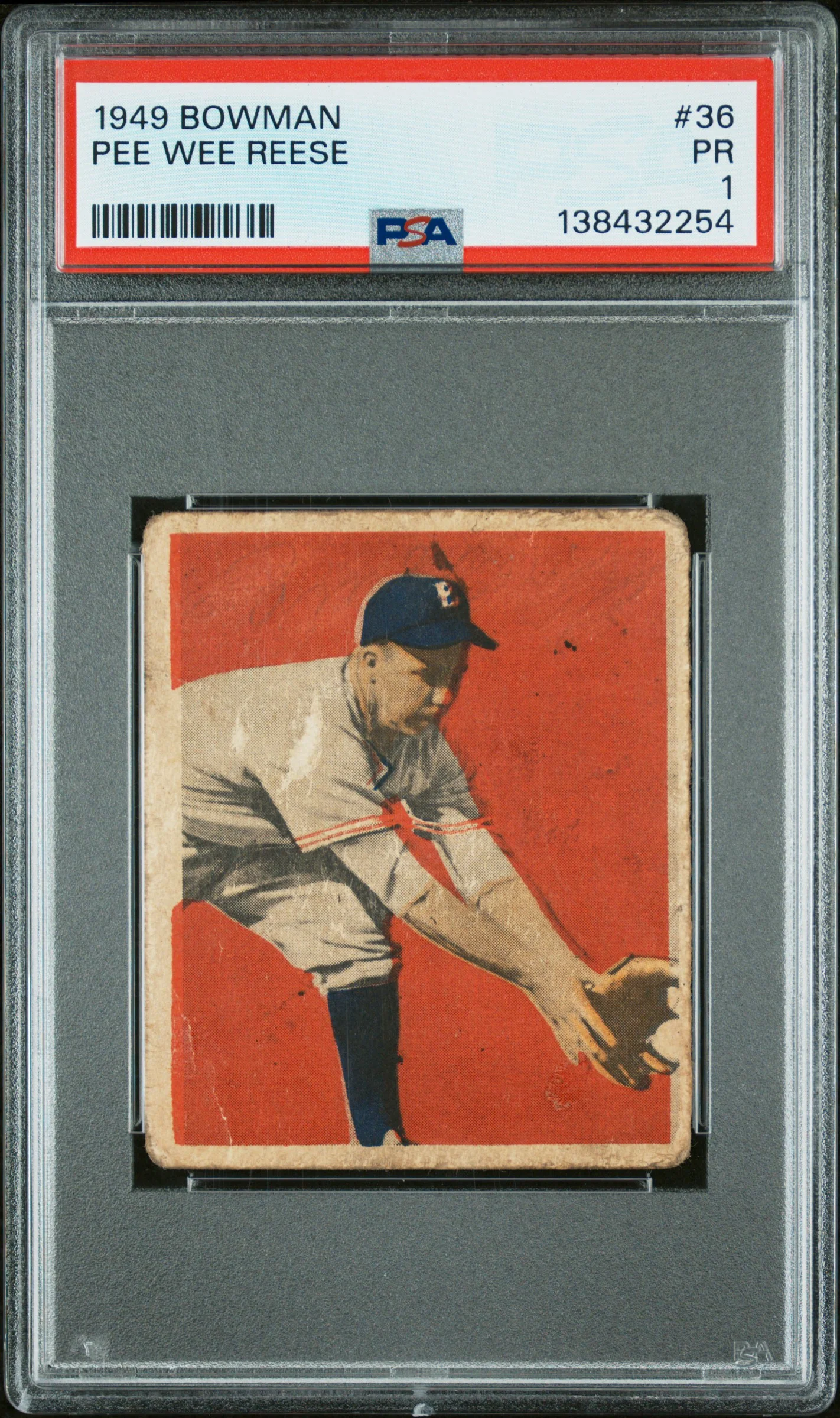 1949 Bowman Pee Wee Reese #36 PSA 1