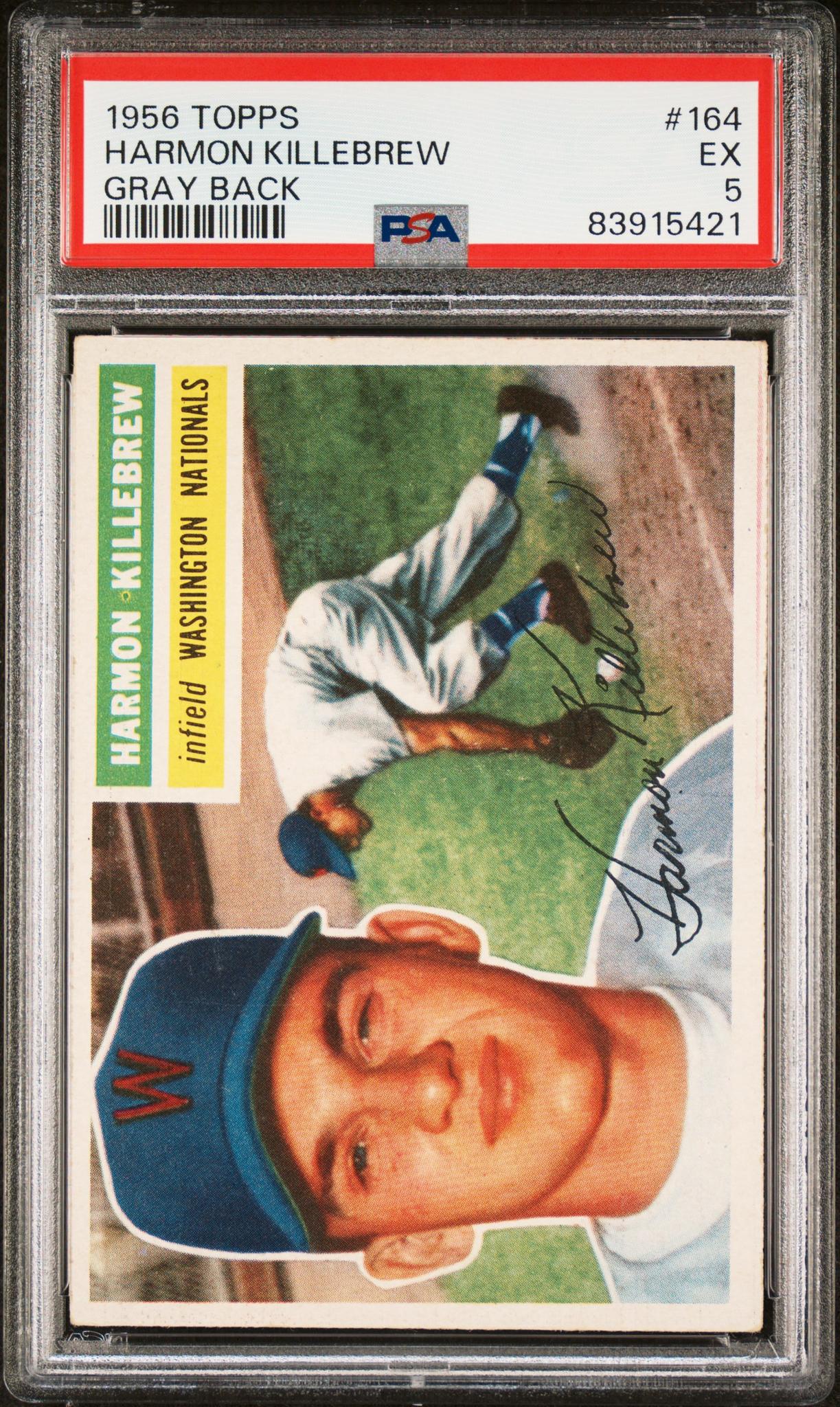 1956 Topps Harmon Killebrew #164 PSA 5