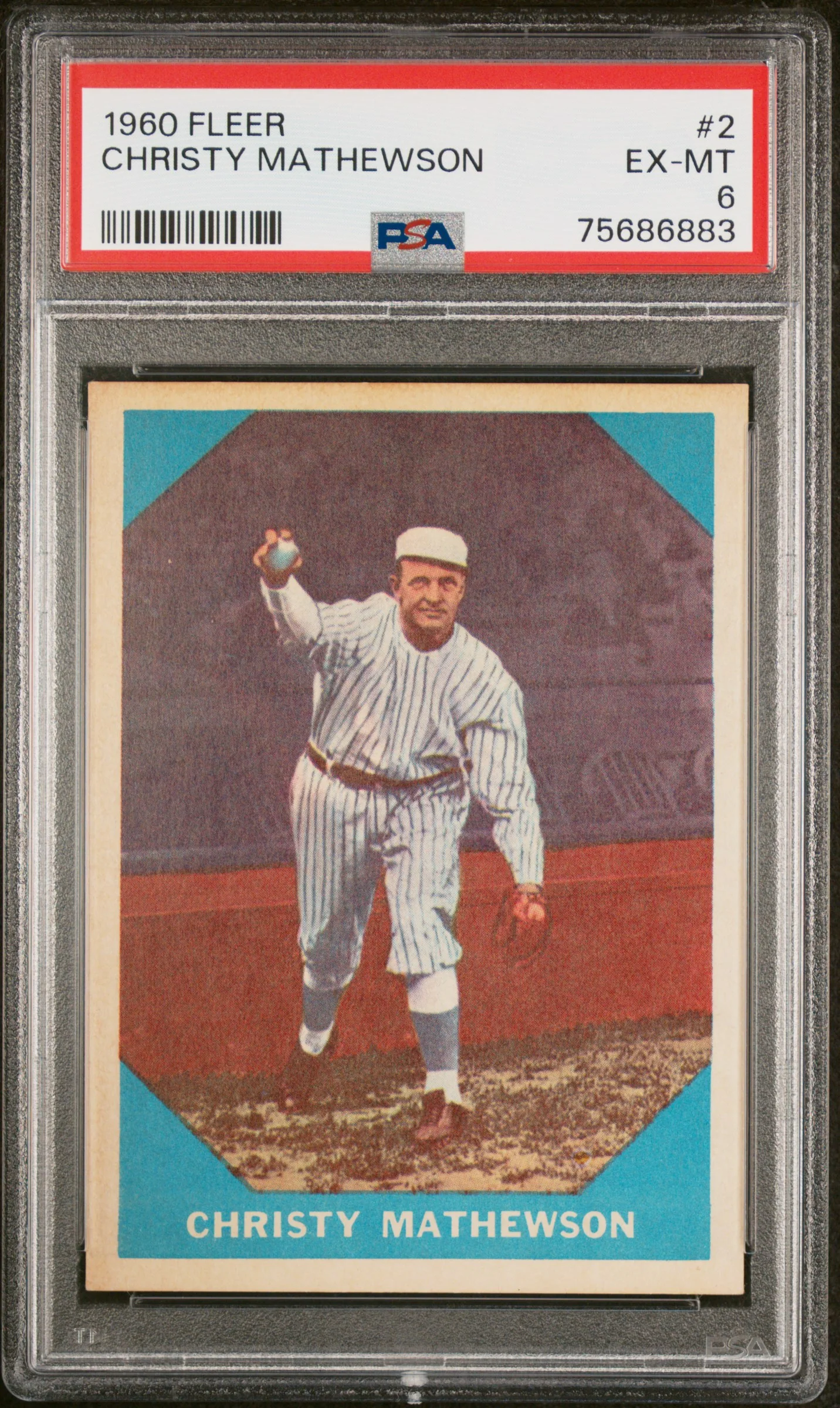 1960 Fleer Christy Mathewson #2 PSA 6