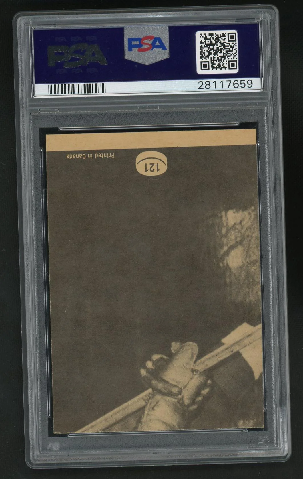 1966 Topps Gordie Howe #121 PSA 7 - Image 2
