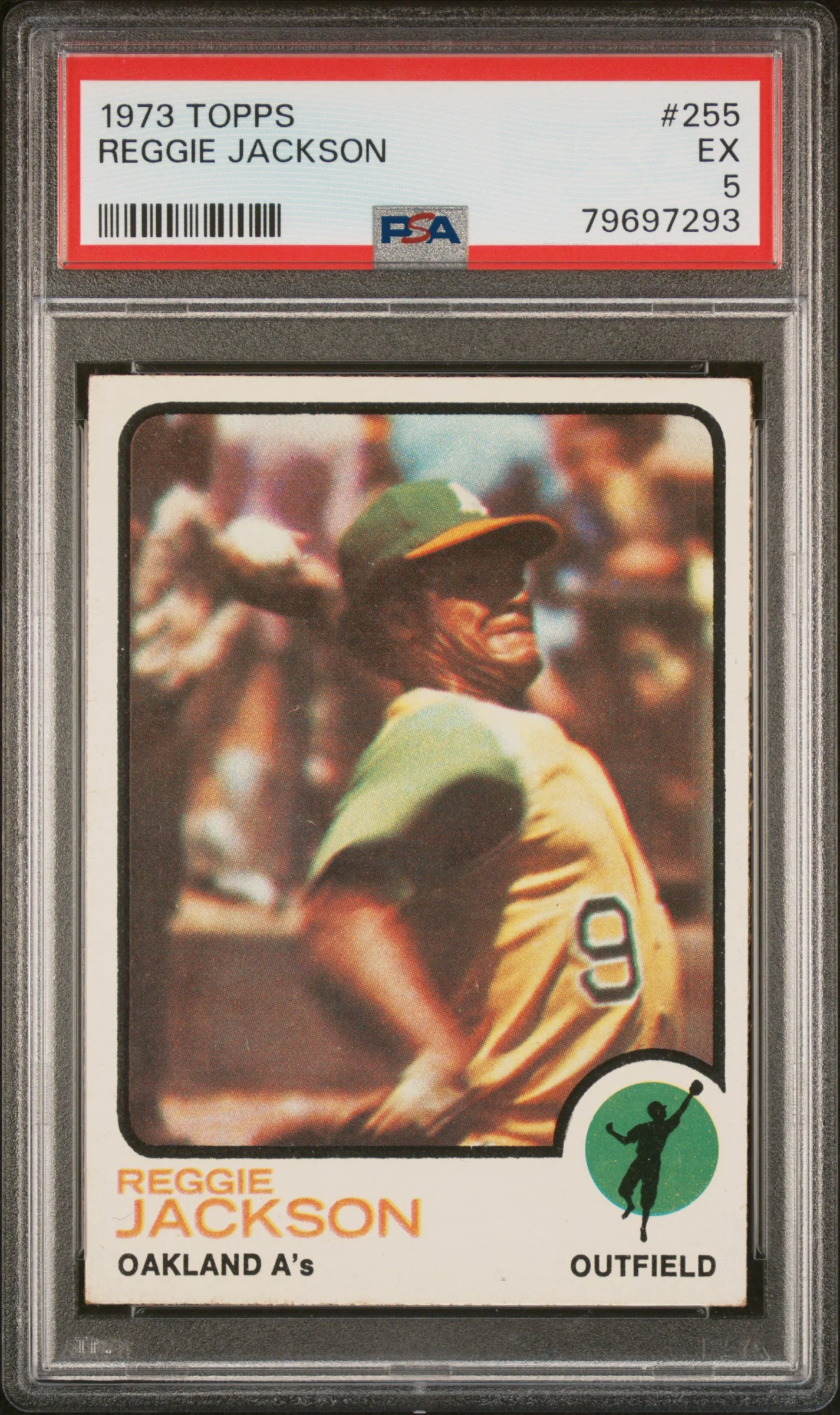 1973 Topps Reggie Jackson #255 PSA 5