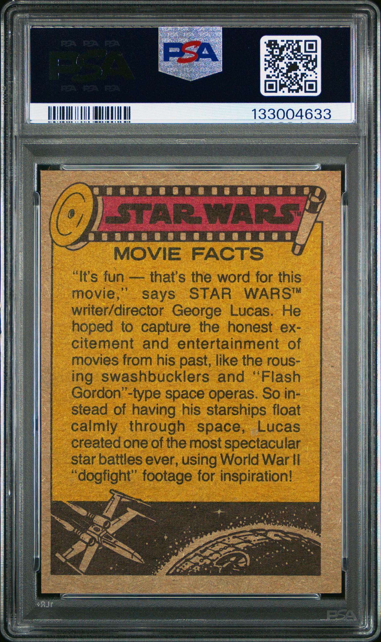 1977 Star Wars Harrison Ford #58 PSA 7 - Image 2