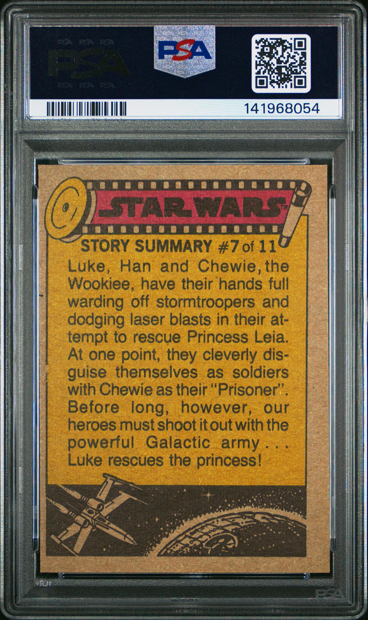 1977 Star Wars Mark Hamill In Control Room #61 PSA 6 - Image 2