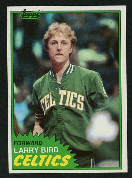 1981 Topps Larry Bird Celtics