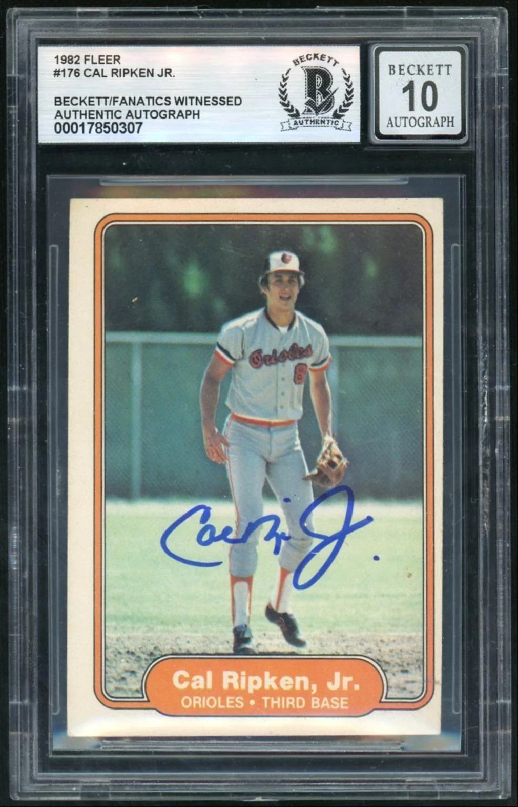 1982 Fleer Cal Ripken Jr. #176 BGS 0
