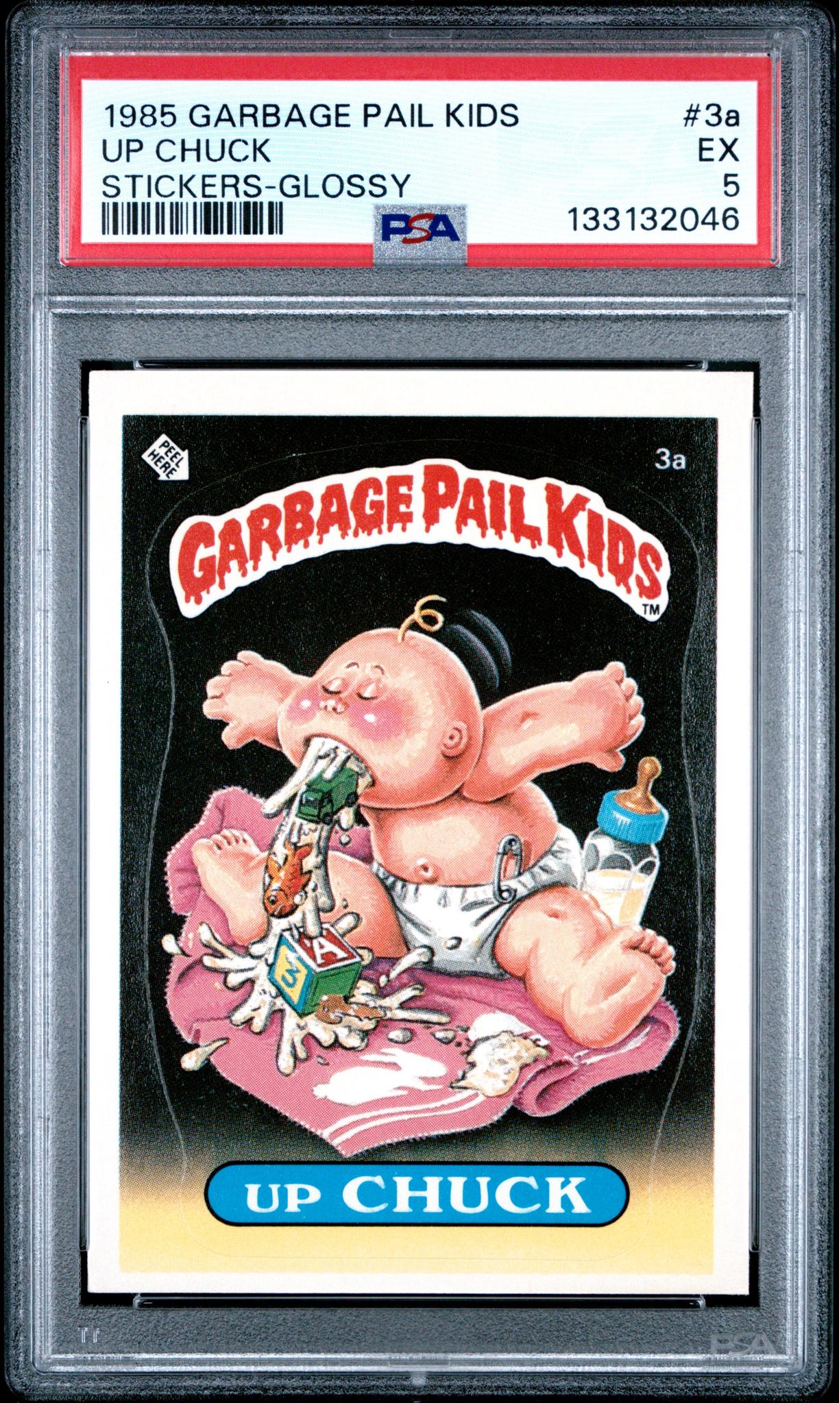 1985 Garbage Pail Kids Up Chuck #3A PSA 5