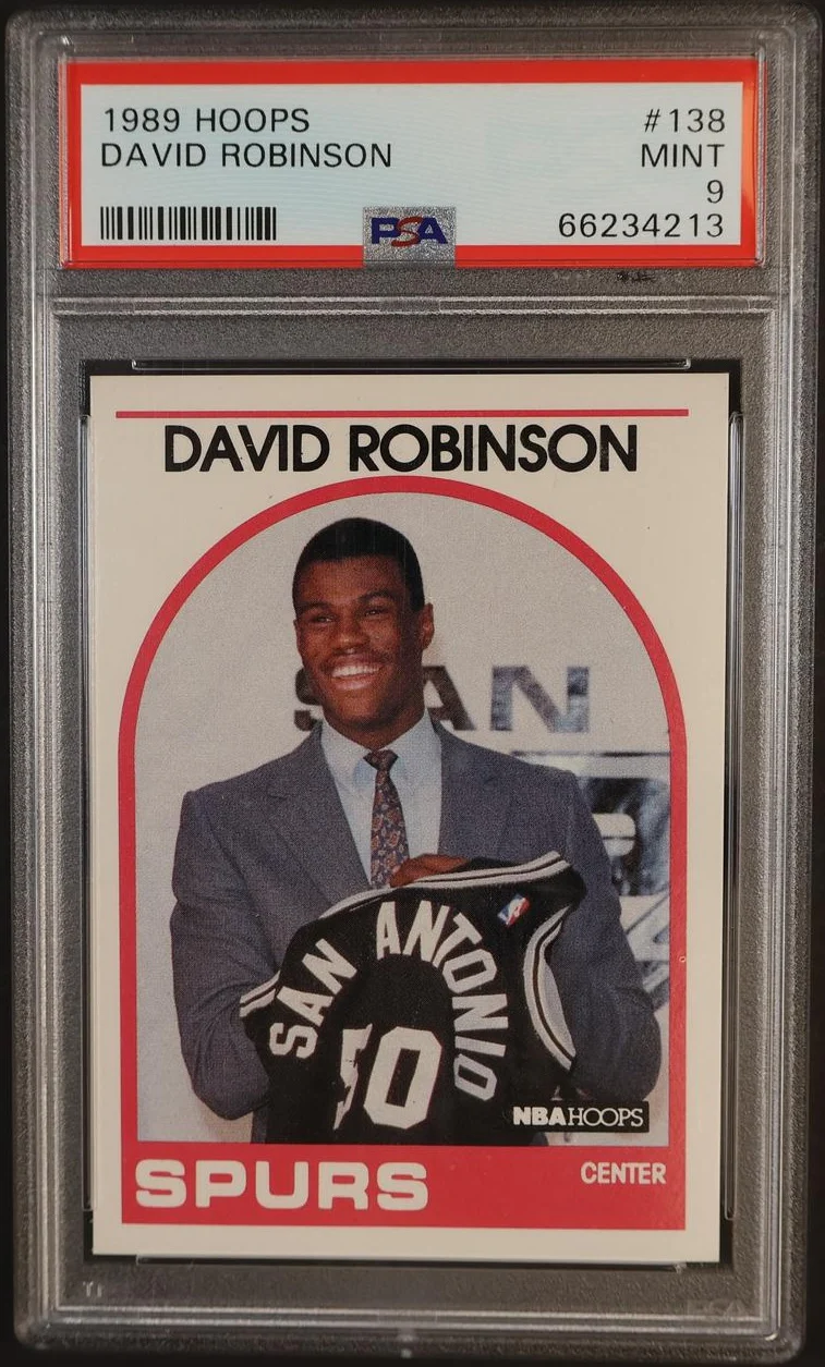 1989 Hoops David Robinson #138 PSA 9