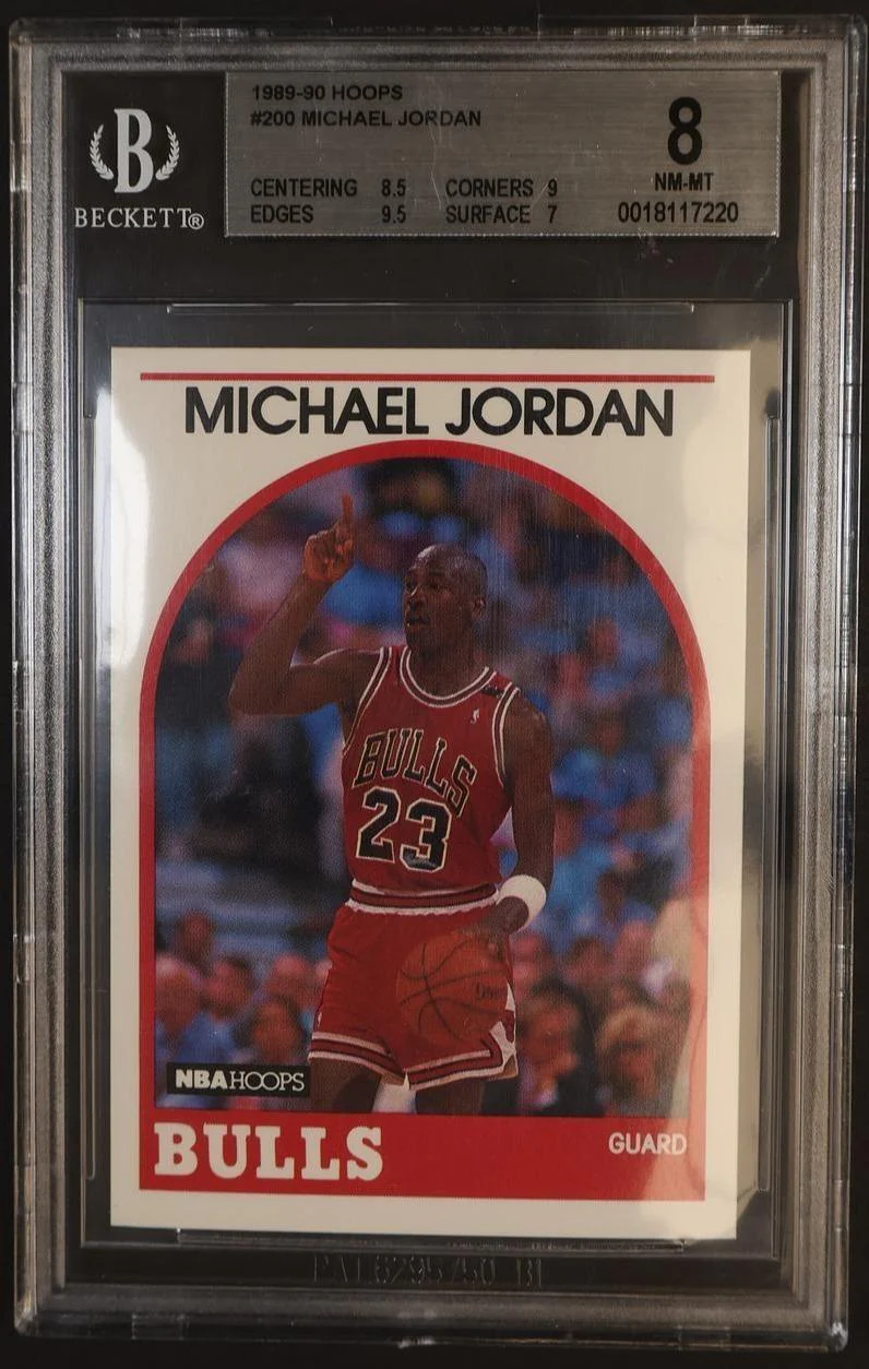 1989 Hoops Michael Jordan #200 BGS 8