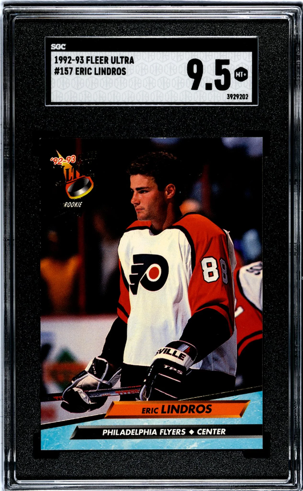 1992 Fleer Ultra #157 Eric Lindros SGC 9.5