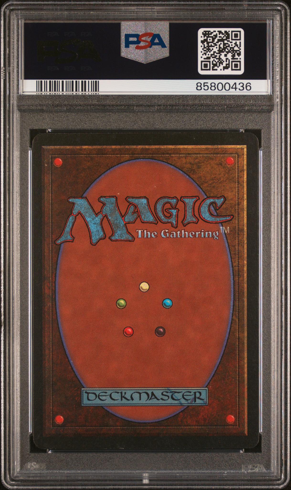 1994 Magic The Gathering Revised Edition Island PSA 7 - Image 2