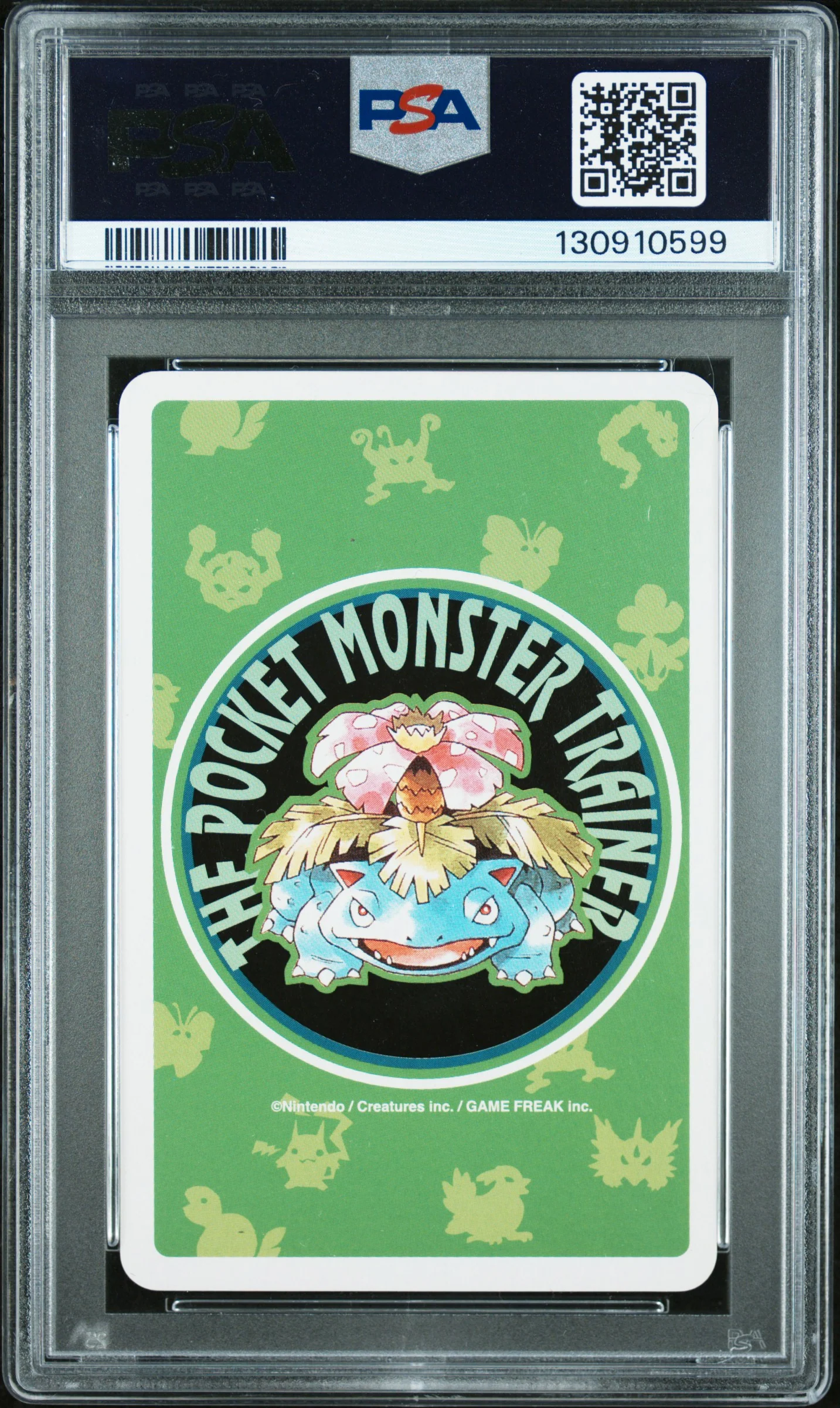 1996 Pokemon Green Version Playing Cards 6 of Spades Gengar #094A PSA 10 - Image 2