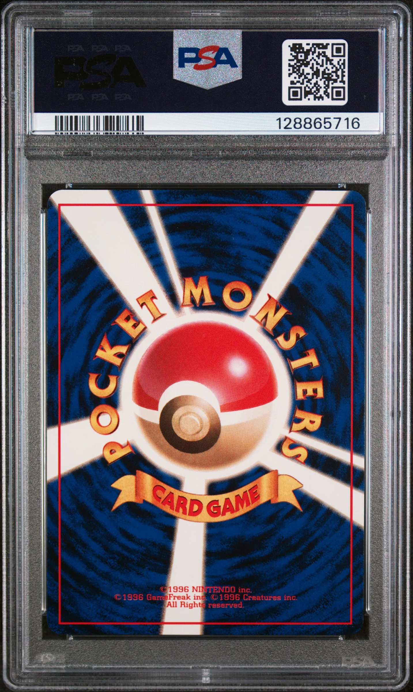 1997 Pokemon Jungle Japanese Rhyhorn #111 PSA 10 - Image 2