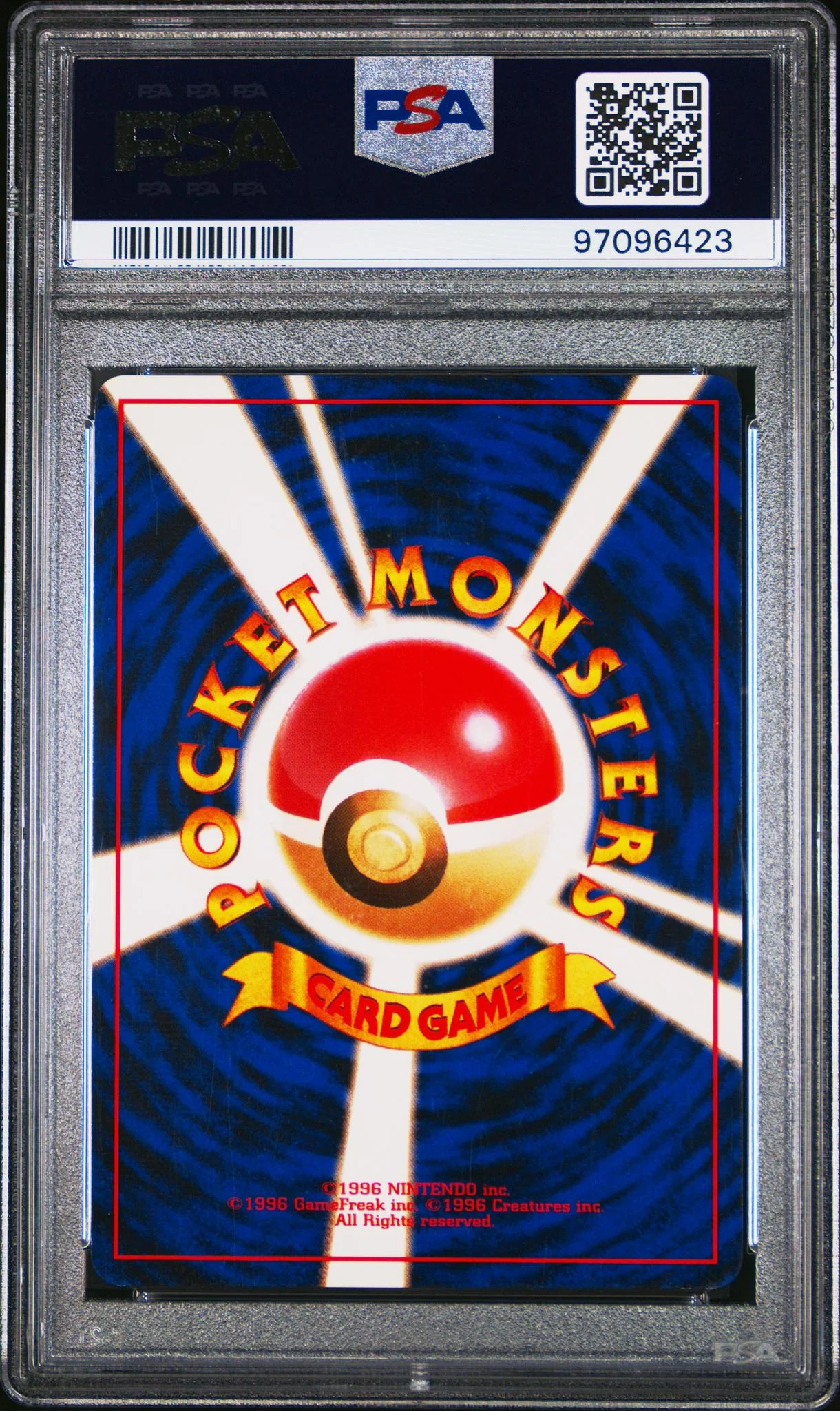 1997 Pokemon Team Rocket Japanese Holo Dark Dragonite #149 PSA 8 - Image 2