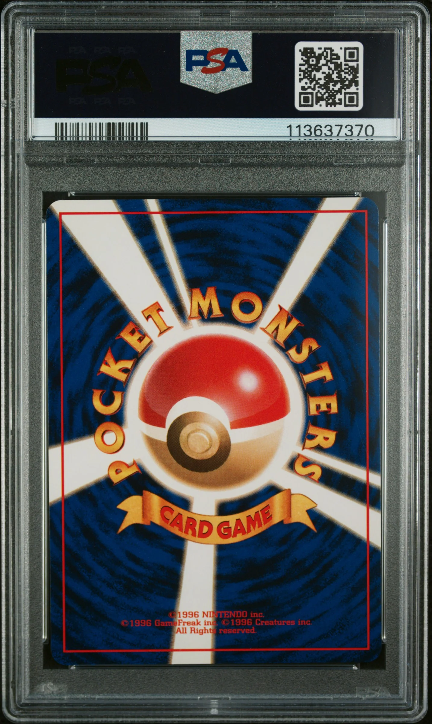 1997 Pokemon Team Rocket Japanese Imposter Oak's Revenge PSA 9 - Image 2