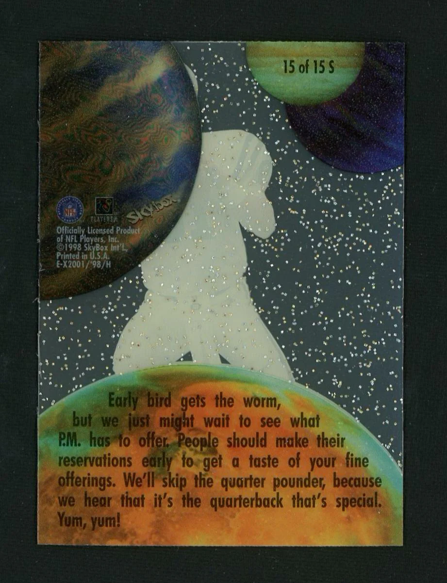 1998 SkyBox E-X2001 Stardate 2001 Peyton Manning #15 of 15 S - Image 2