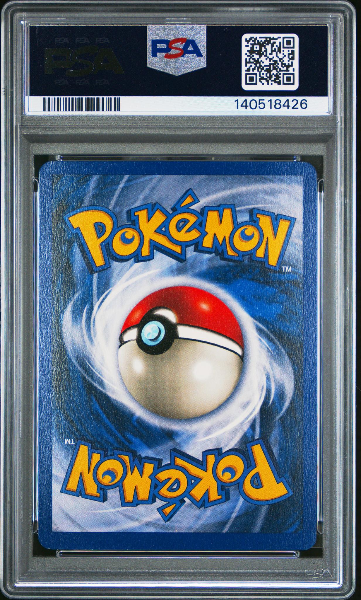 1999 Pokemon Base Set Holo Alakazam #1 PSA 8 - Image 2