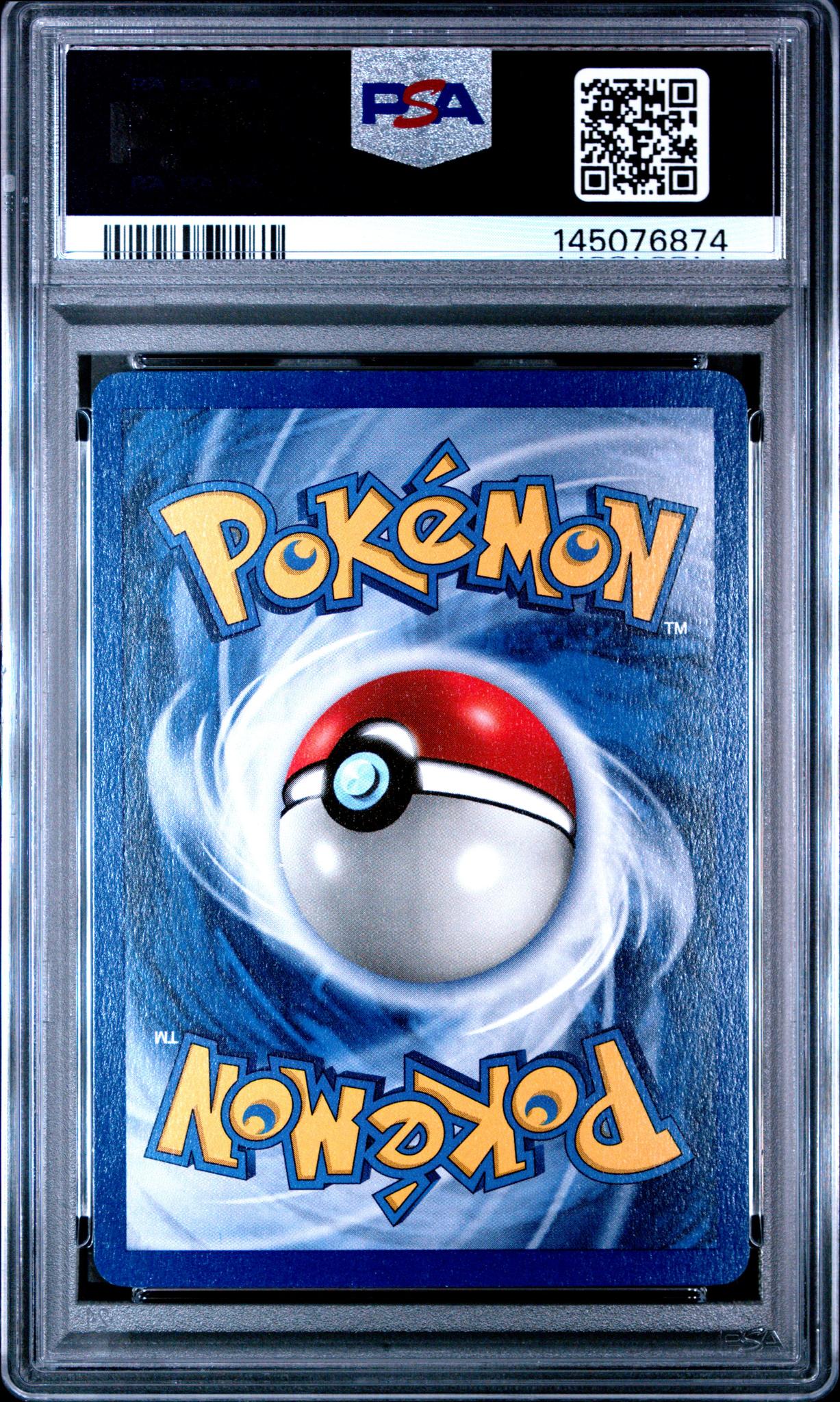 1999 Pokemon Base Set Shadowless Holo Poliwrath #13 PSA 8 - Image 2