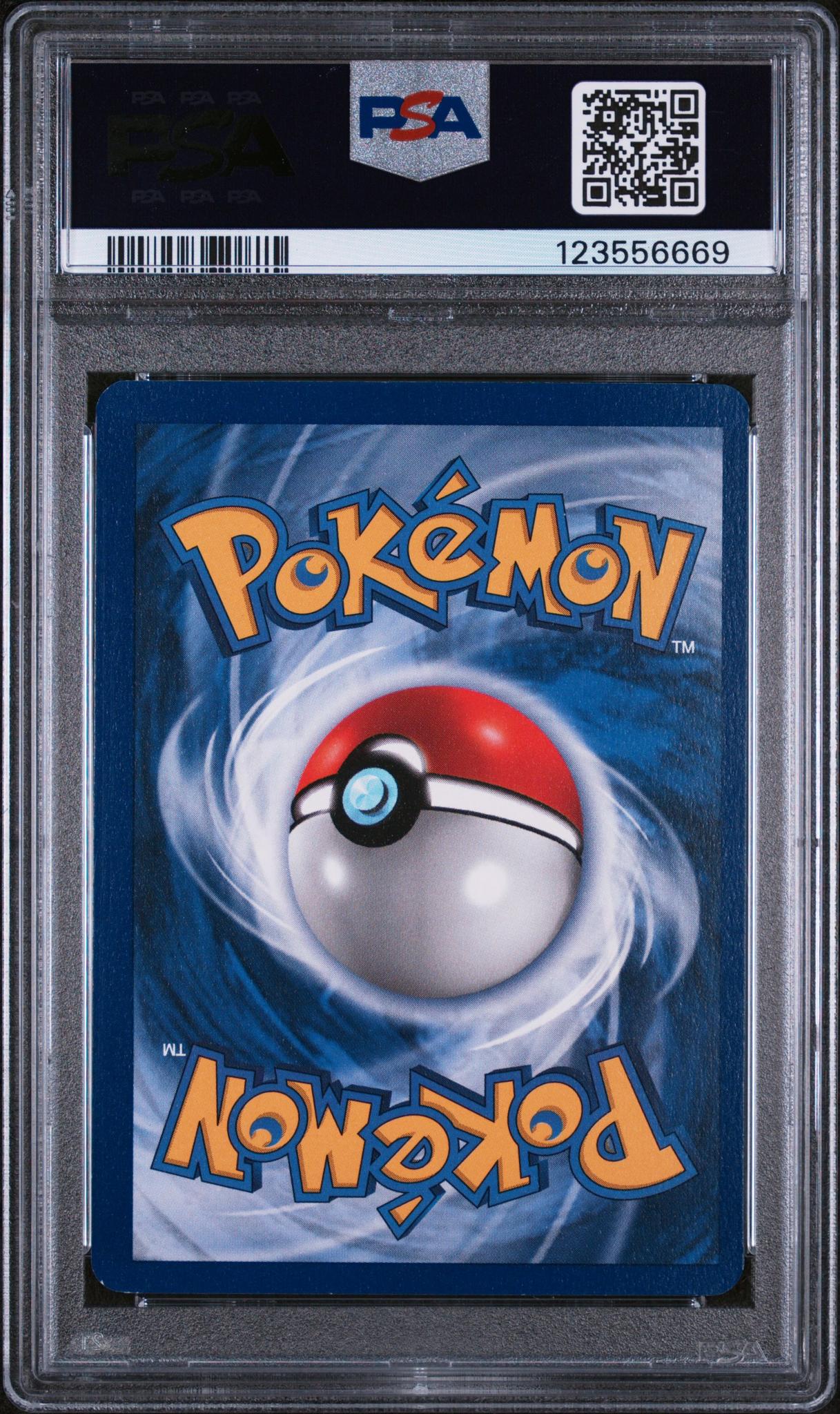 1999 Pokemon Fossil Holo Dragonite #4 PSA 8 - Image 2