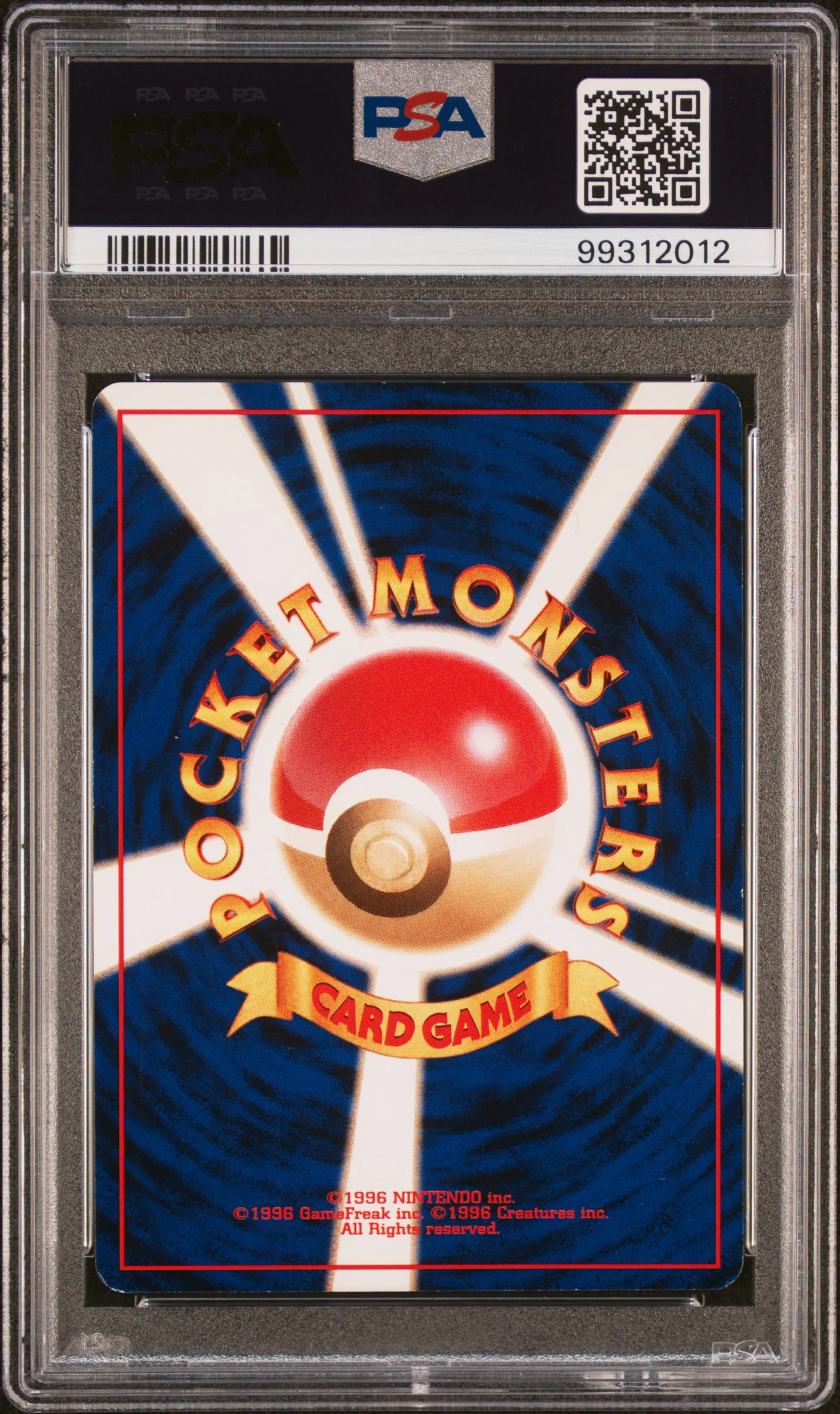 1999 Pokemon Southern Islands Promo Japanese Togepi PSA 4 - Image 2