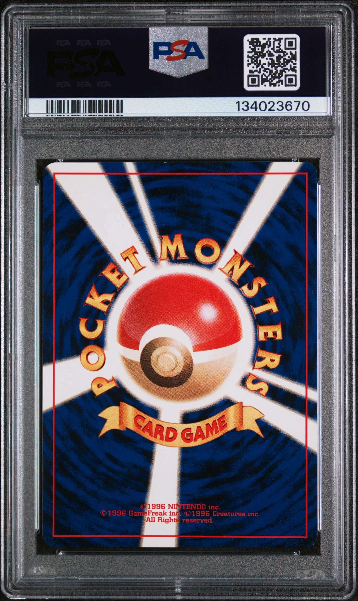 2000 Pokemon Neo 2 Crossing the Ruins Japanese Holo Espeon #196 PSA 7 - Image 2