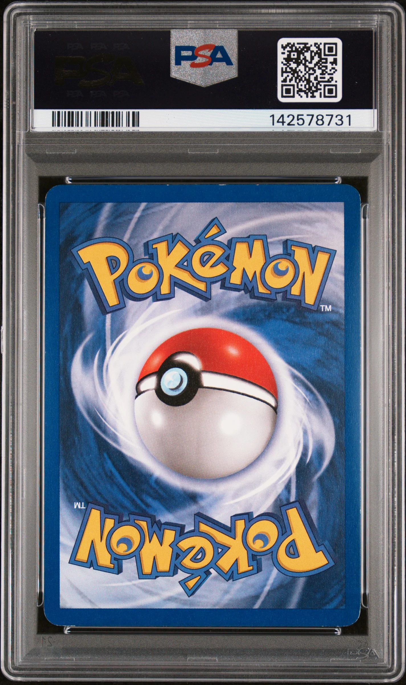 2000 Pokemon Team Rocket Holo Dark Charizard #4 PSA 7 - Image 2