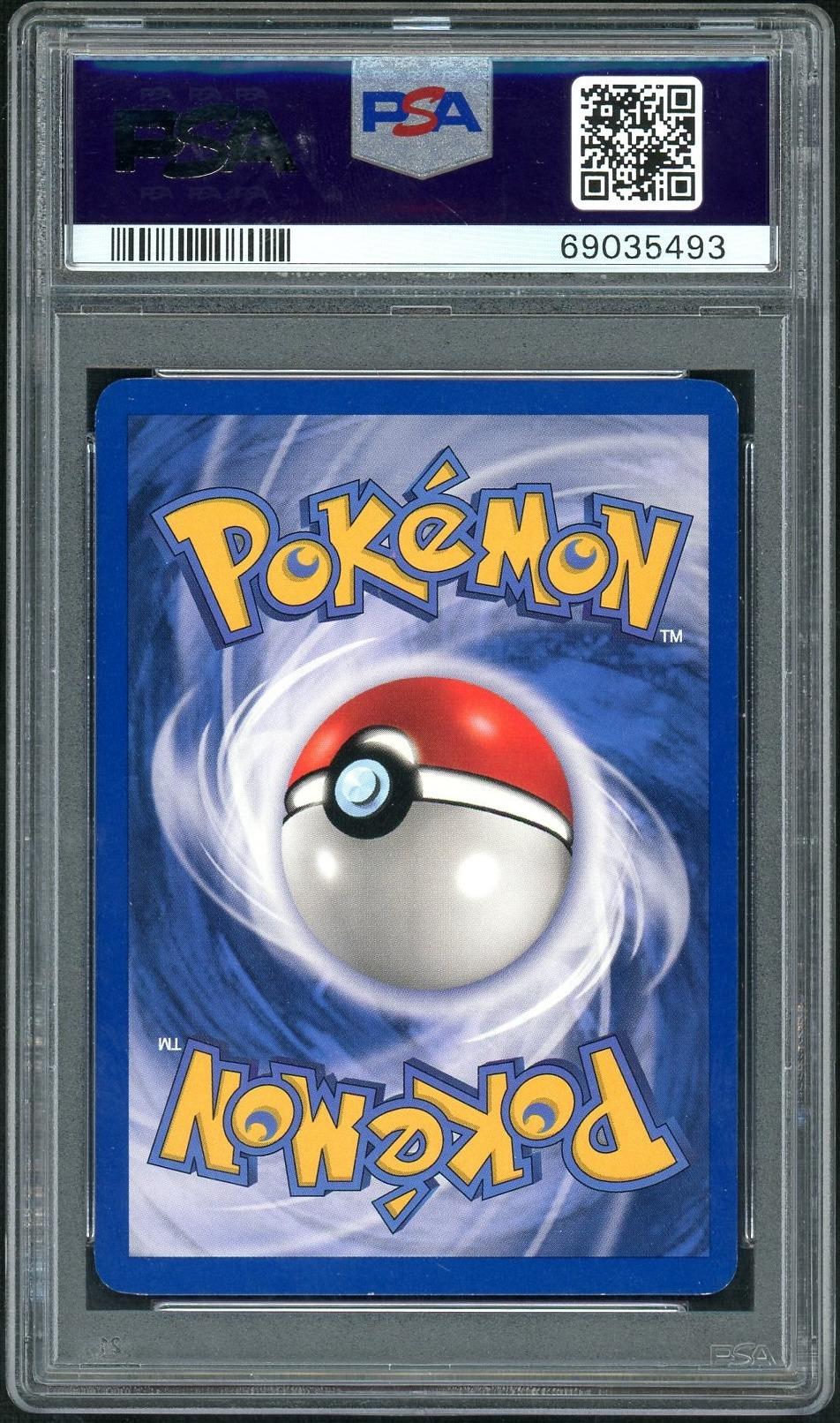 2000 Pokemon Team Rocket Holo Dark Charizard #4 PSA 8 - Image 2