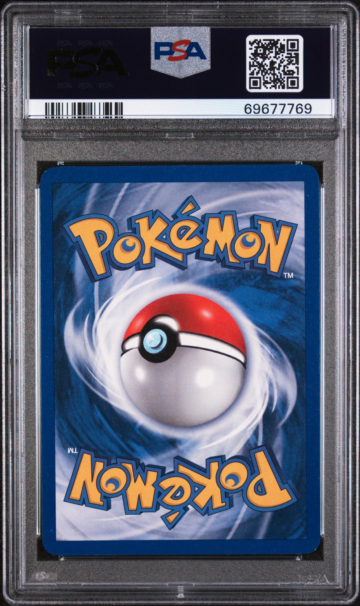 2000 Pokemon Team Rocket League Prerelease Promo Dark Gyarados #8 PSA 9 - Image 2