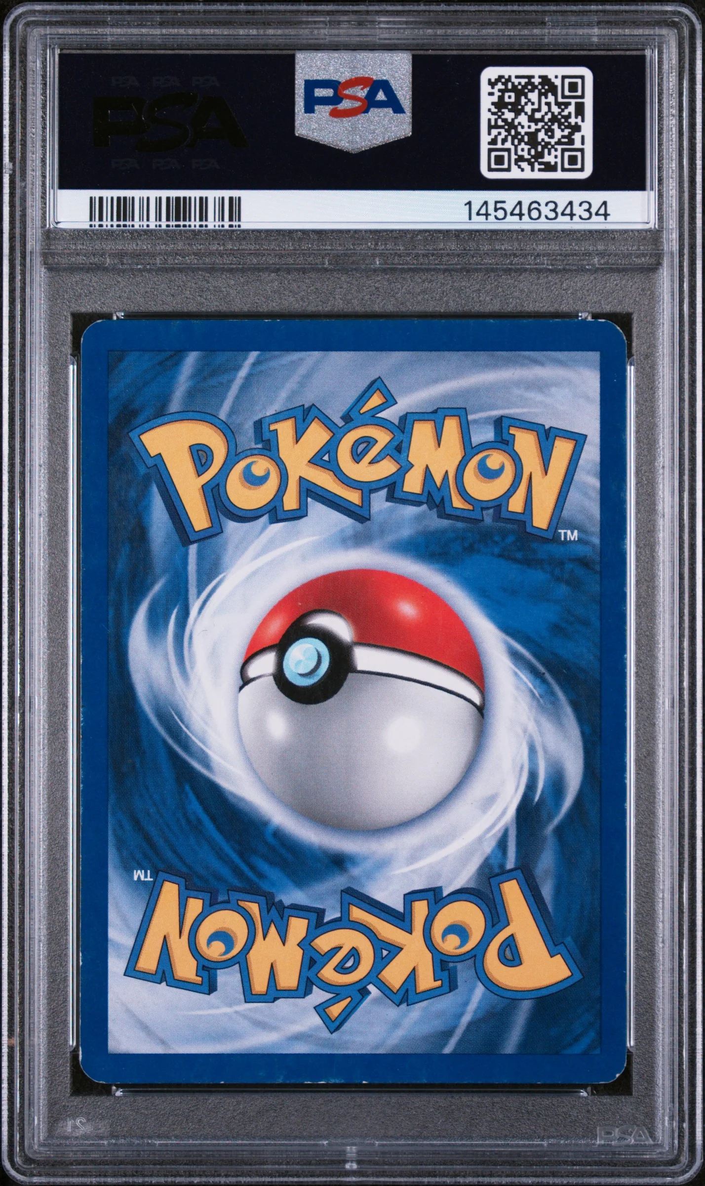 2001 Pokemon Neo Revelation Double Holo Error Houndoom #8 PSA 5 - Image 2