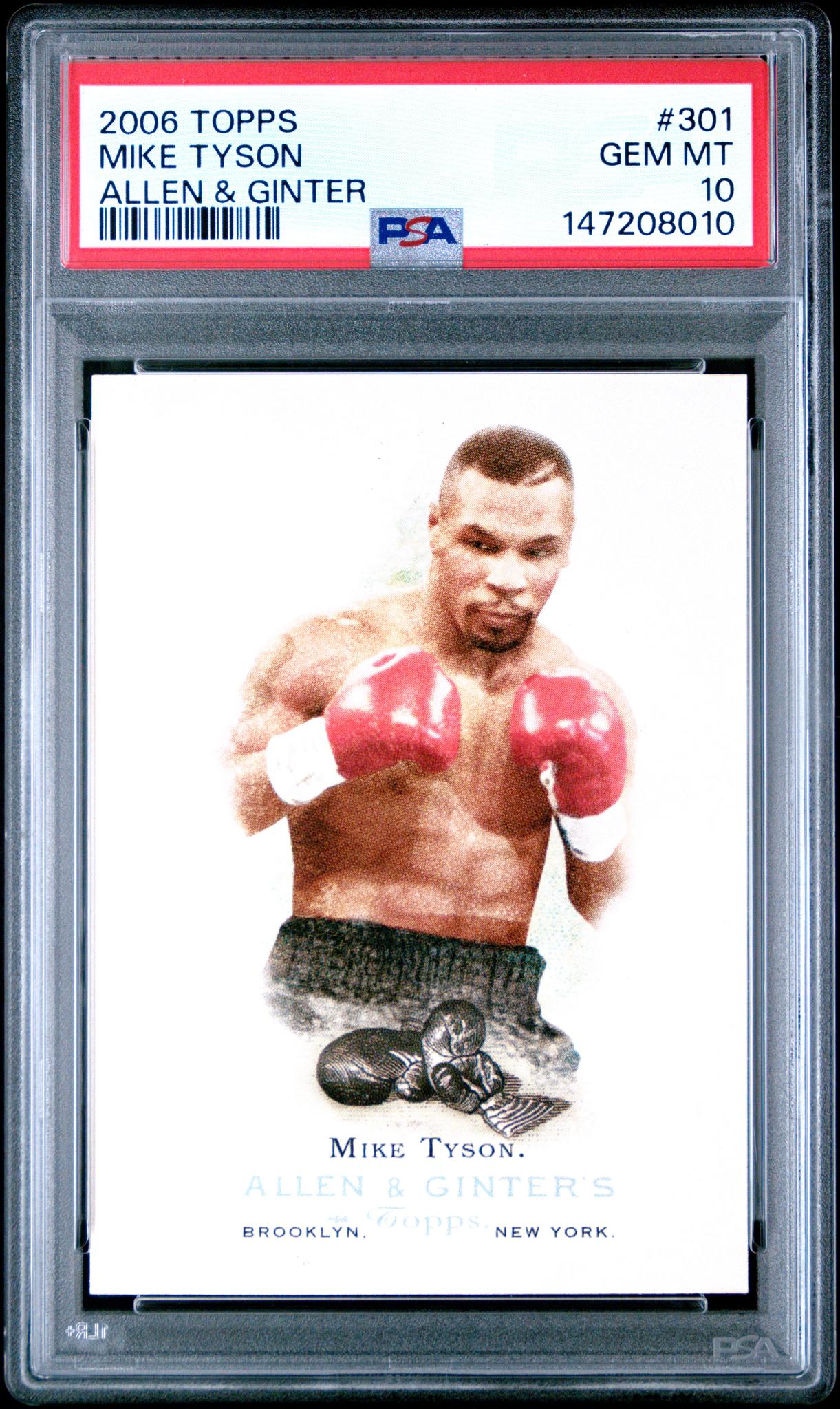 2006 Topps Allen and Ginter Mike Tyson #301 PSA 10