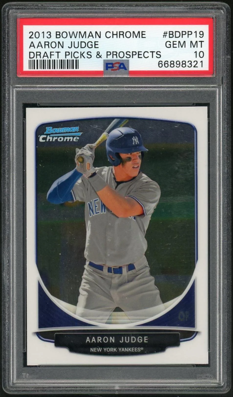2013 Bowman Draft Picks and Prospects Chrome Aaron Judge #BDPP19 PSA 10