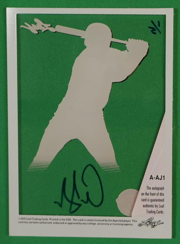 2015 Leaf A-AJ1 Aaron Judge 25th Anniversary Rookie Auto - Image 2