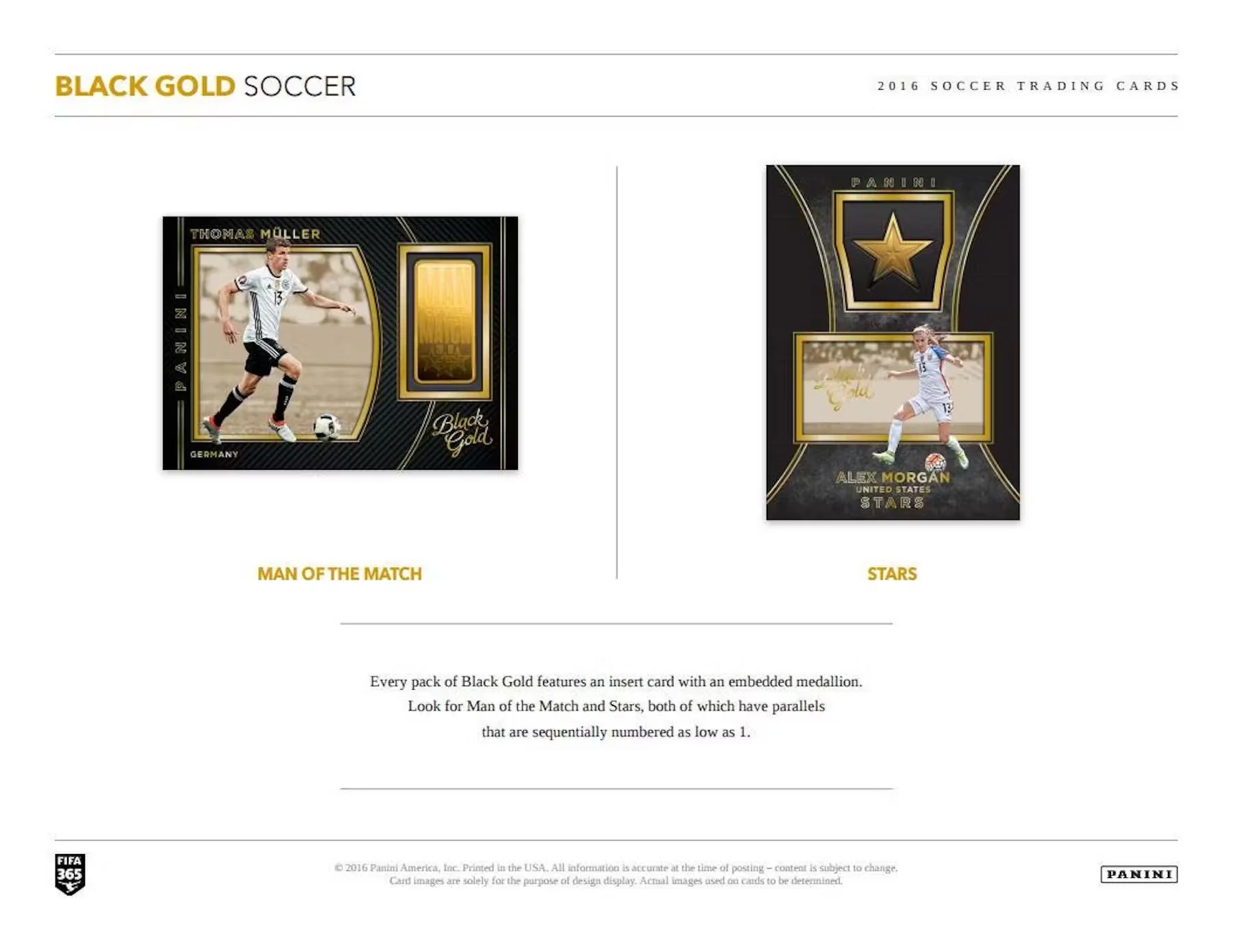 2016-17 Panini Black Gold Soccer Hobby Box - Image 3