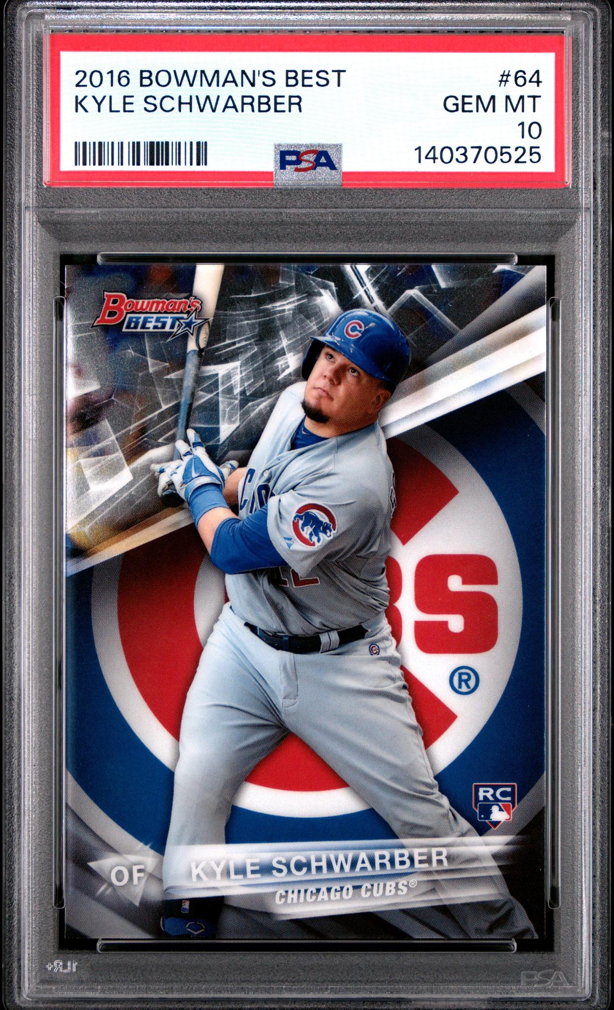 2016 Bowman's Best Kyle Schwarber #64 PSA 10