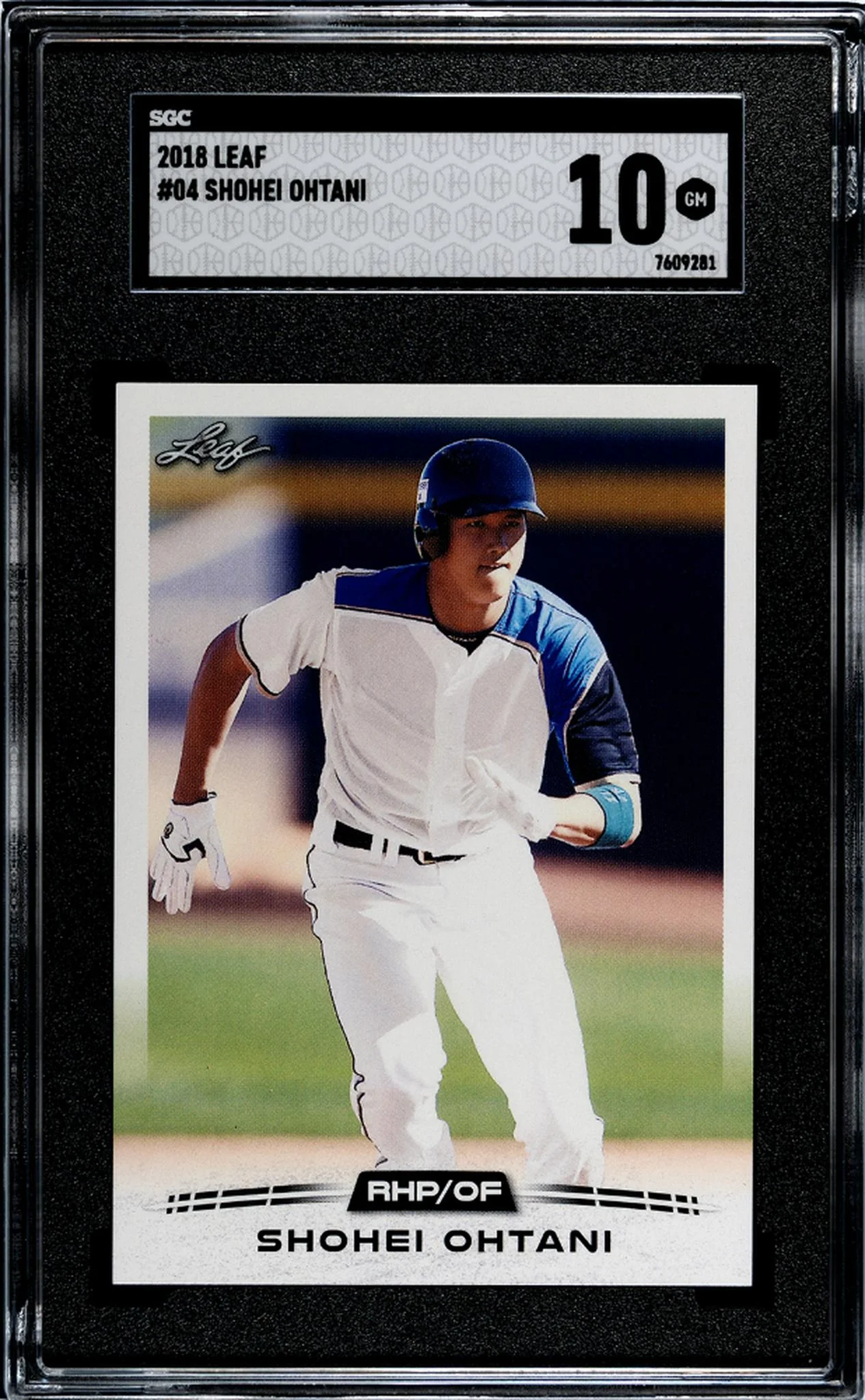 2018 Leaf #04 Shohei Ohtani SGC 10