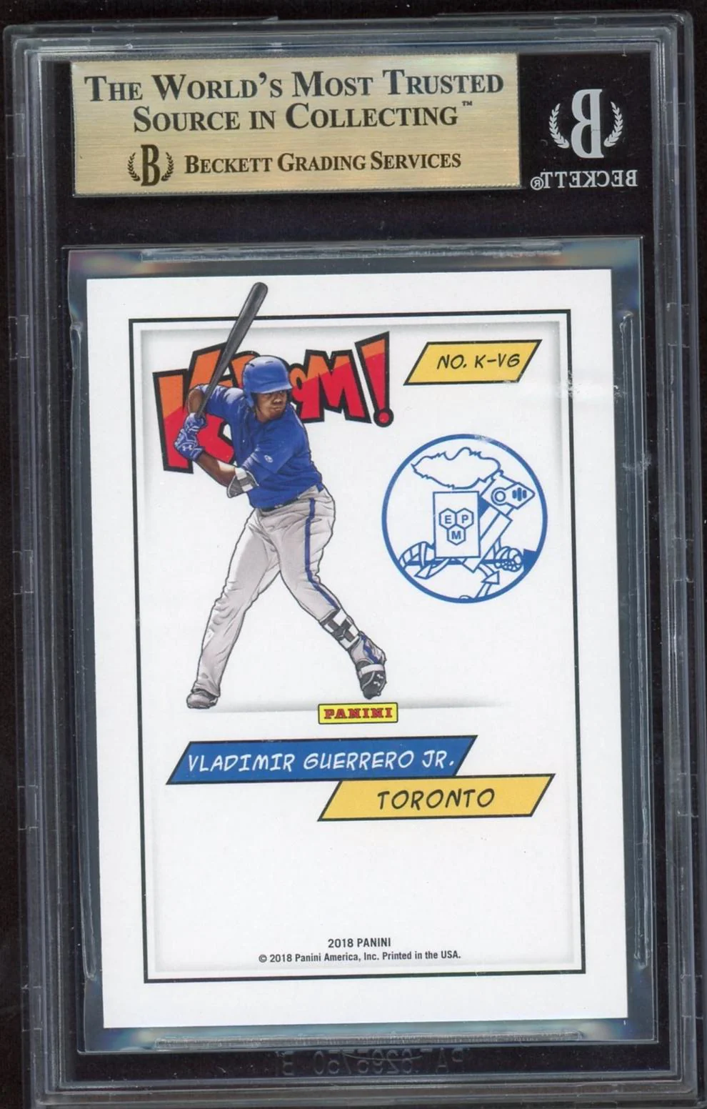 2018 Panini Kaboom Vladimir Guerrero Jr. #K-VG BGS 9.5 - Image 2