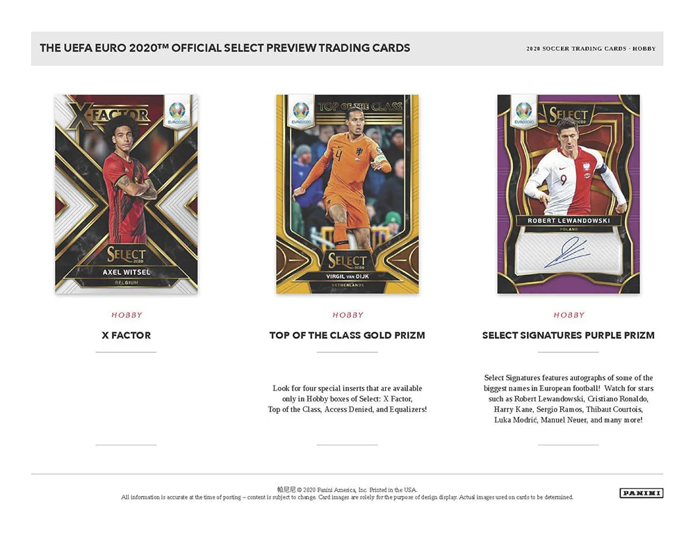 2019-20 Panini Select UEFA Euro Soccer Hobby Box - Image 6