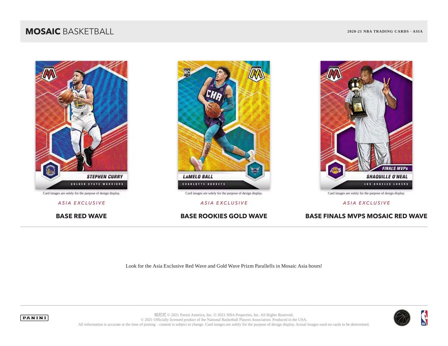 2020-21 Panini Mosaic Basketball Asia Tmall Box - Image 4