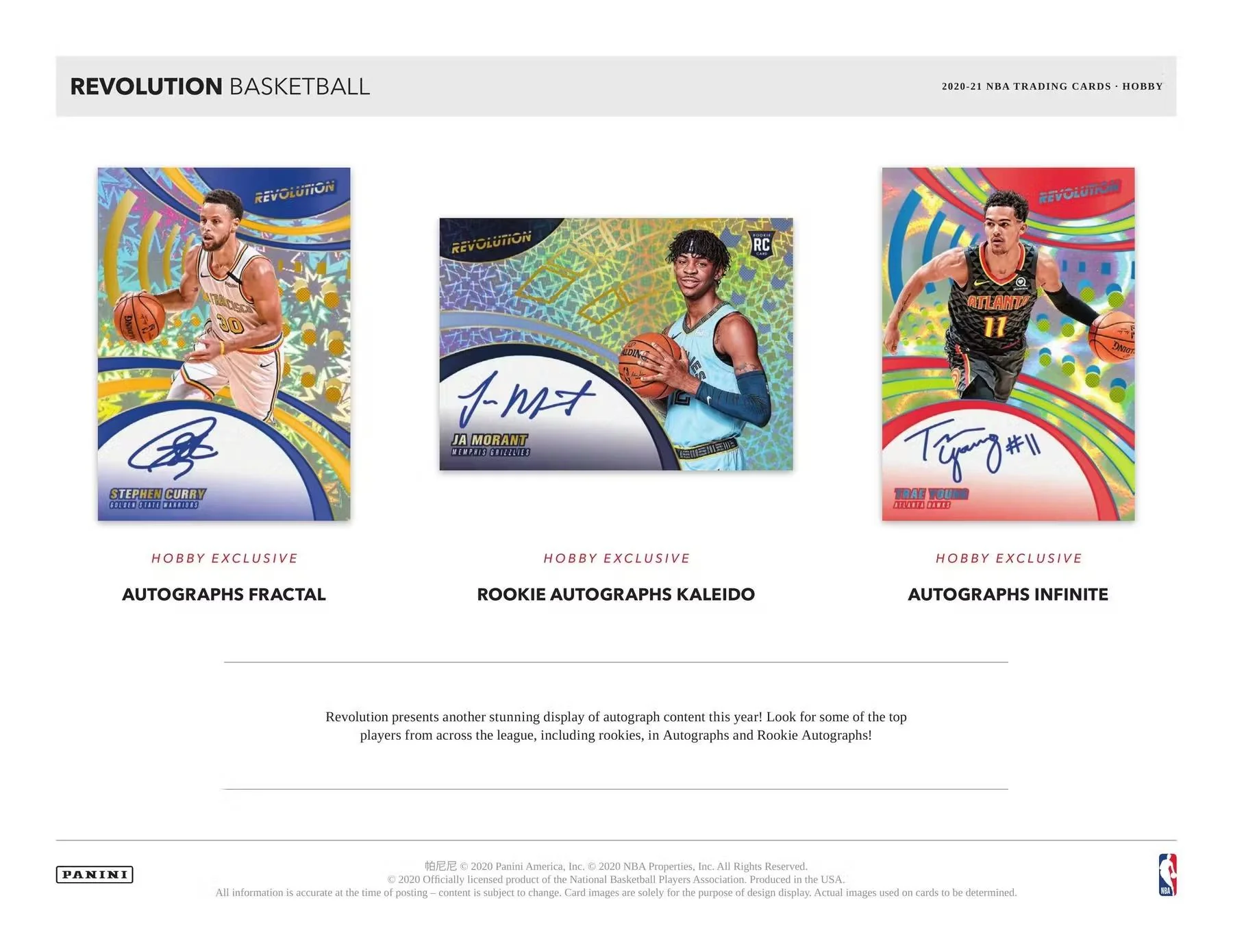 2020-21 Panini Revolution Basketball Hobby Box - Image 4