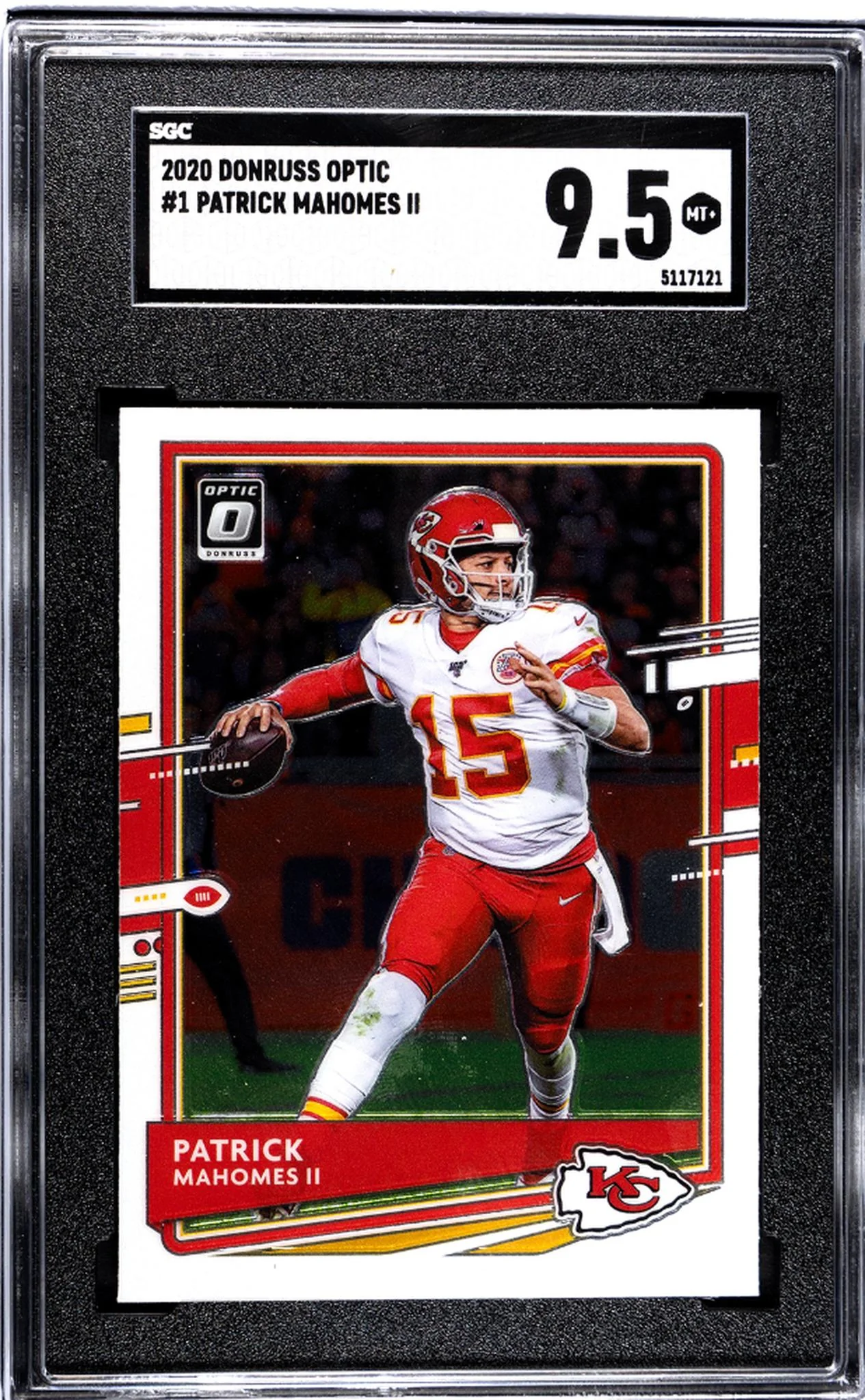 2020 Donruss Optic #1 Patrick Mahomes II SGC 9.5