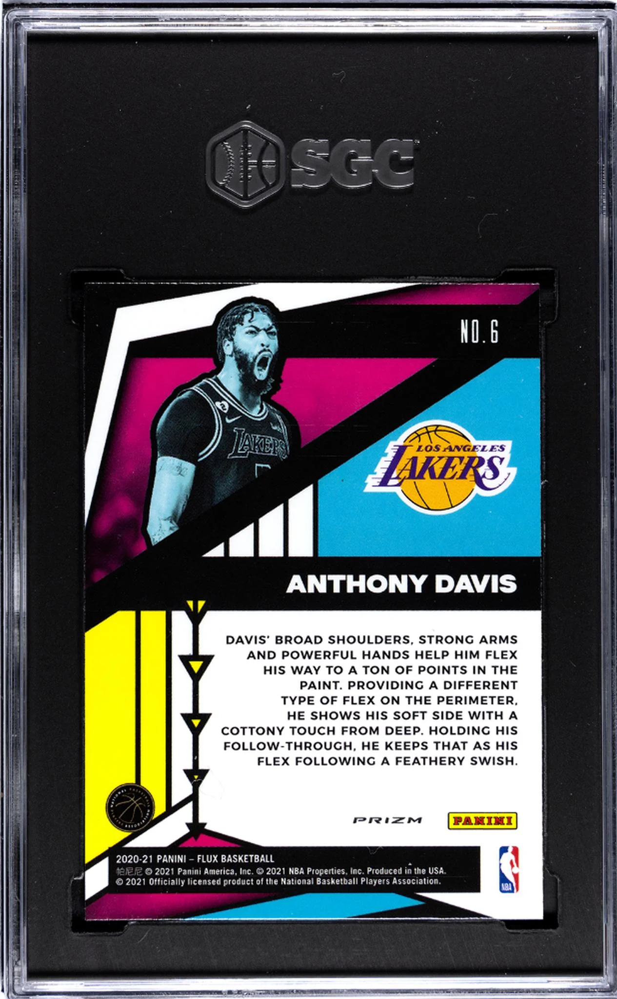 2020 Flux #6 Anthony Davis Flux Appeal SGC 9 - Image 2