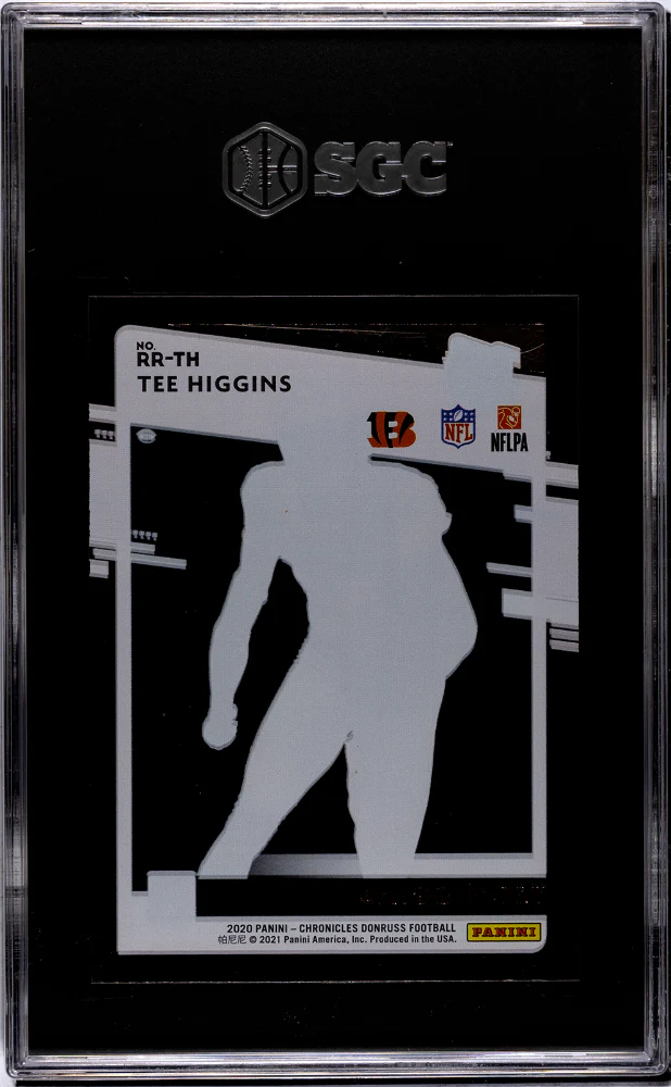2020 Panini Chronicles Clearly Donruss Tee Higgins #RR-TH RC SGC 8.5 - Image 2