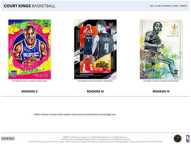 2021-22 Panini Court Kings Basketball Hobby Box - Image 4