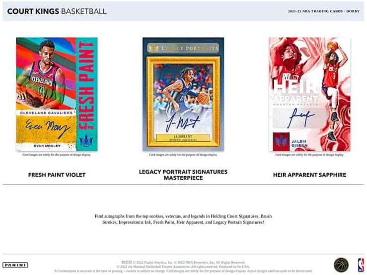 2021-22 Panini Court Kings Basketball Hobby Box - Image 5