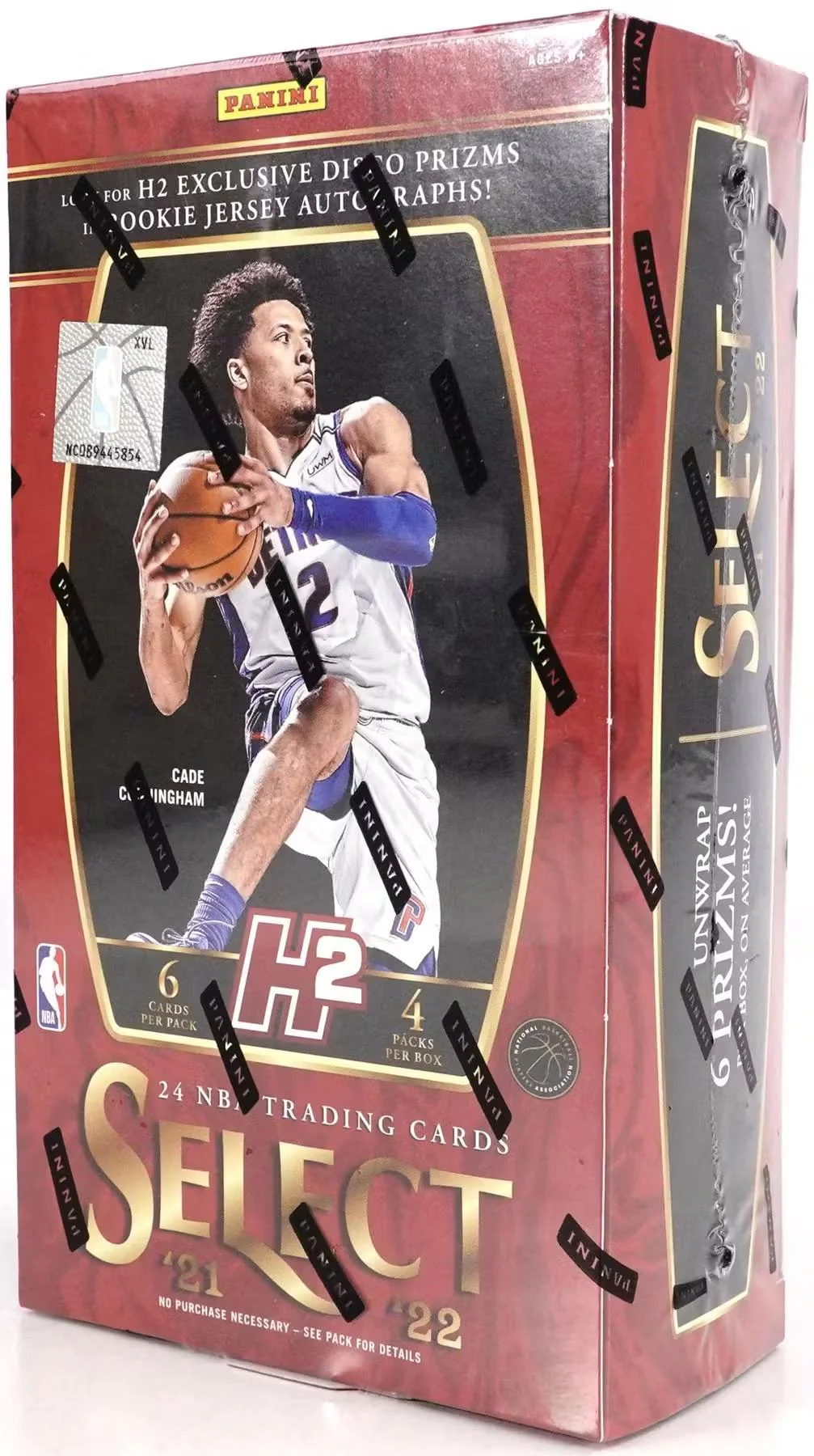 2021-22 Panini Select Basketball H2 hobby box - Image 2