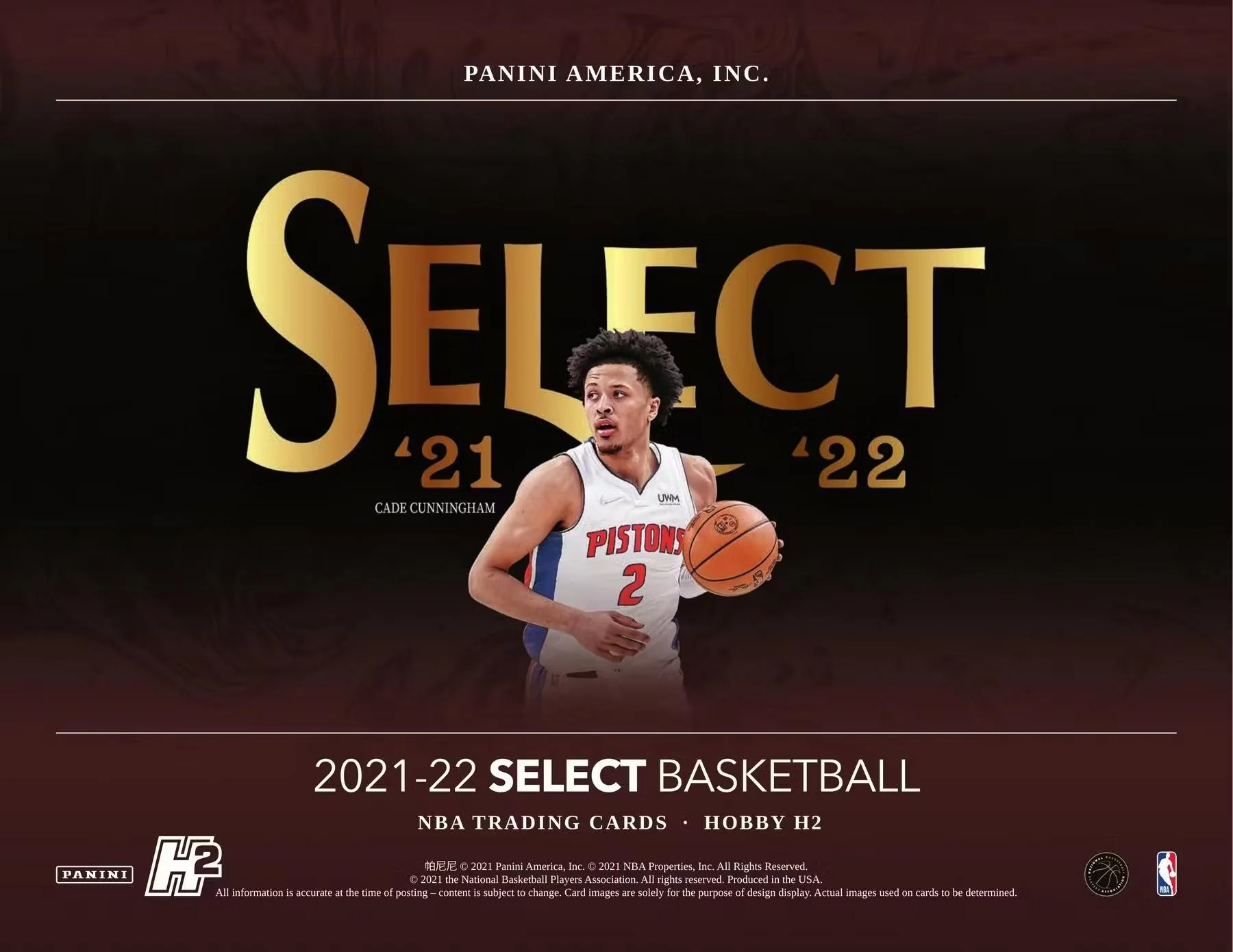 2021-22 Panini Select Basketball H2 hobby box - Image 4