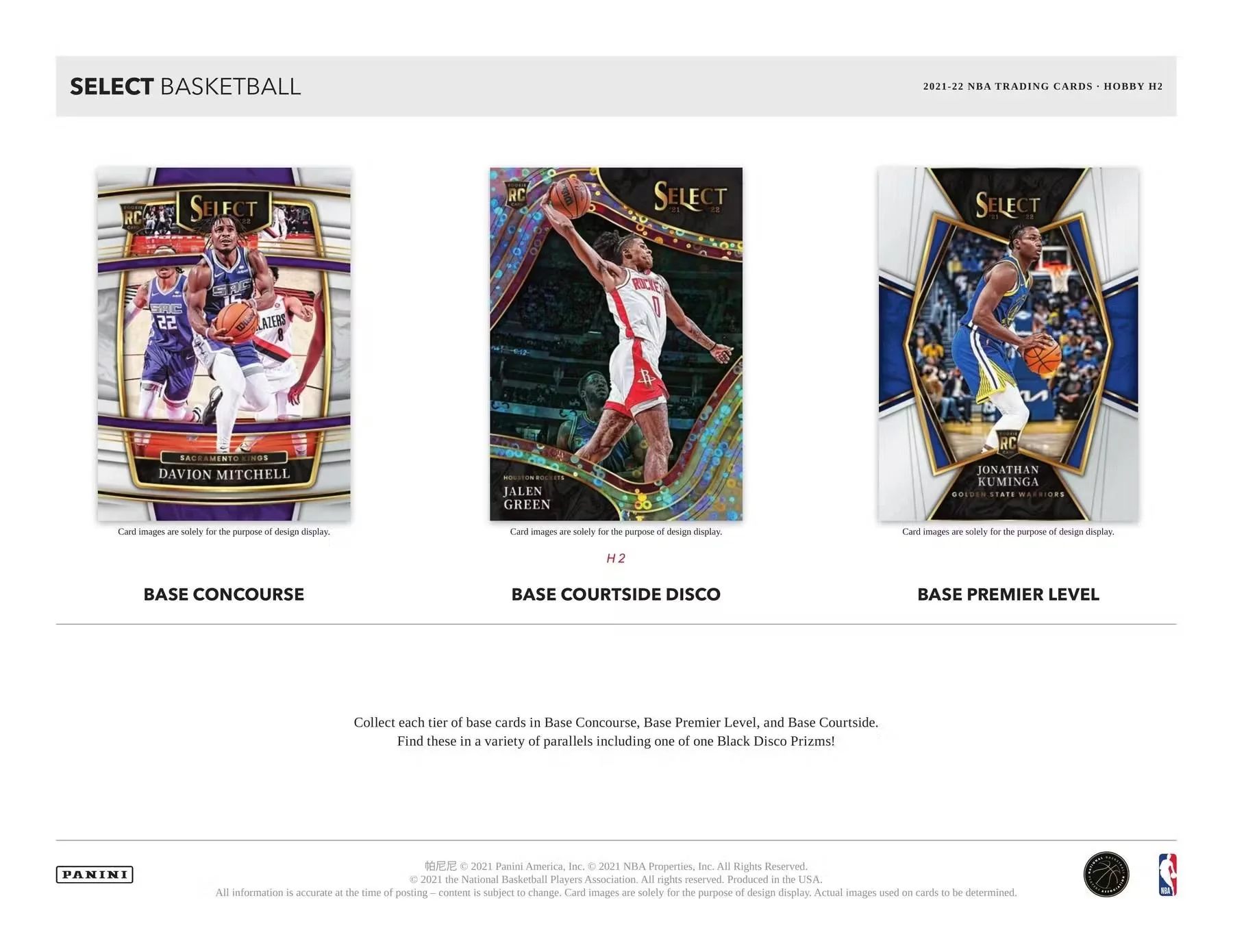 2021-22 Panini Select Basketball H2 hobby box - Image 6