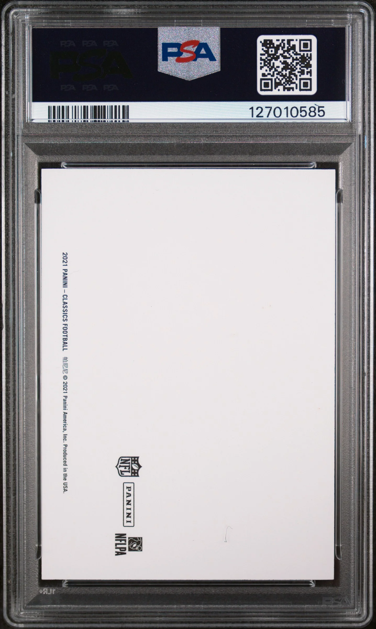 2021 Panini Classics Blank Back Ceedee Lamb /25 PSA 10 - Image 2