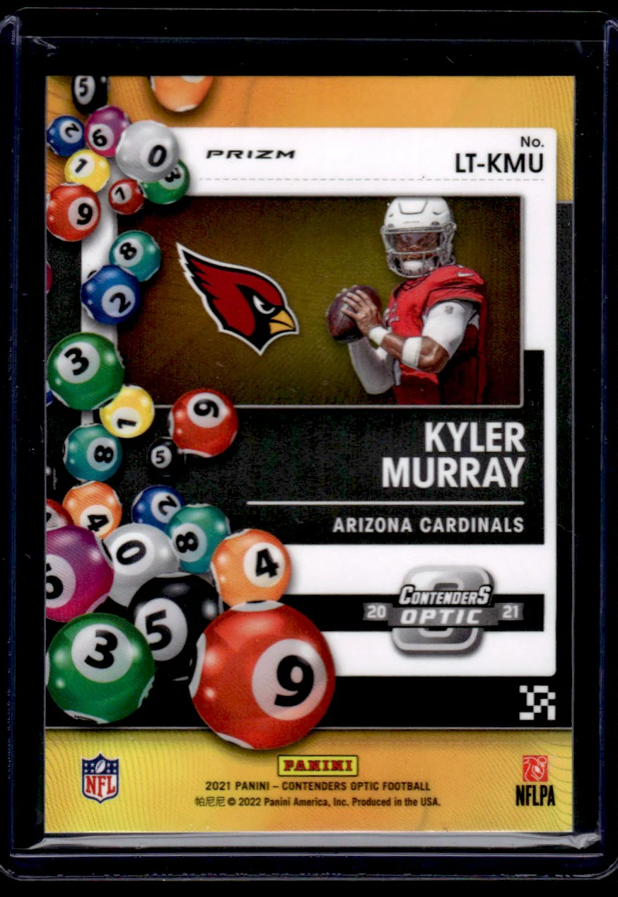 2021 Panini Contenders Optic LT-KMU Kyler Murray Lottery Ticket Prizm Arizona Cardinals - Image 2