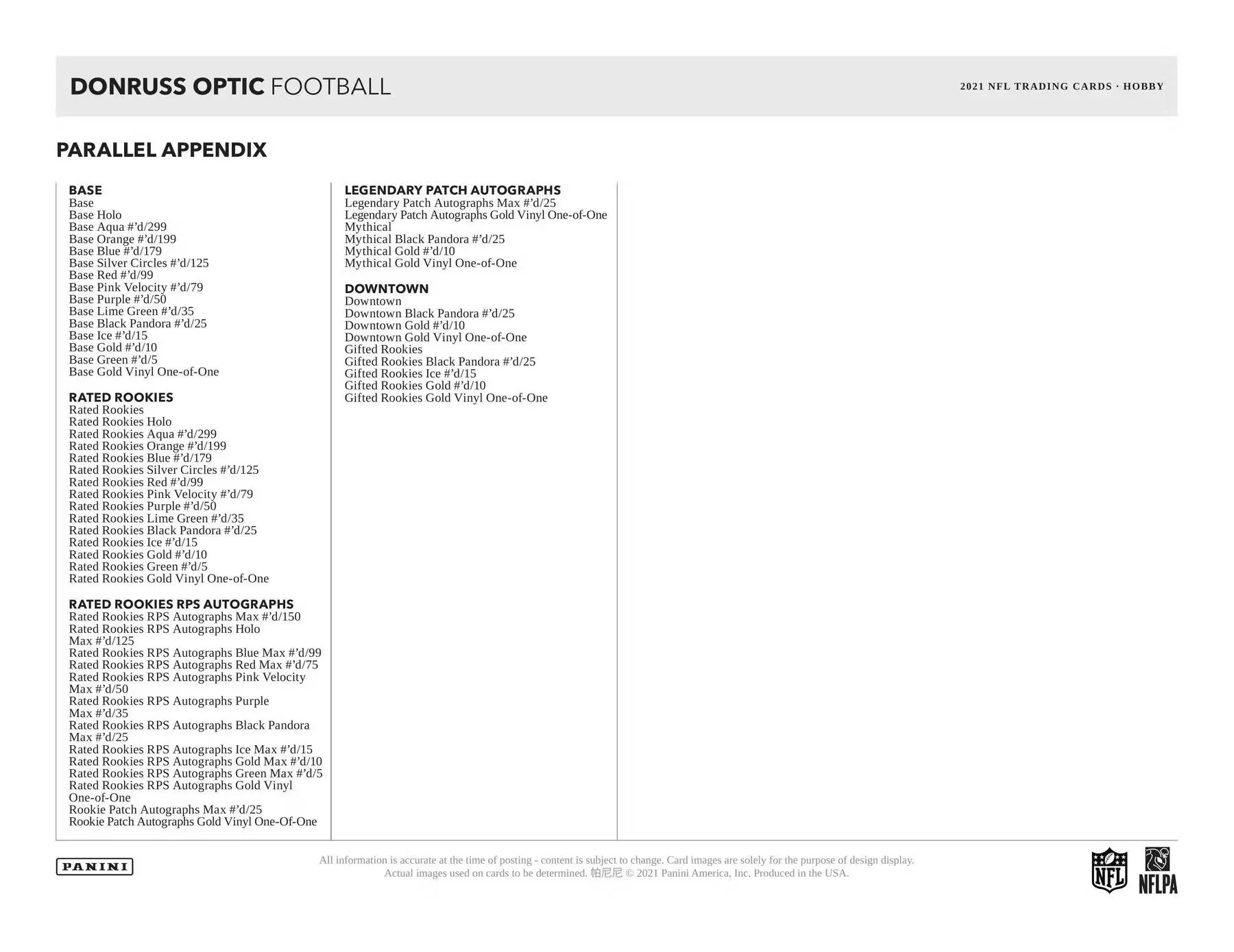 2021 Panini Donruss Optic Football Hobby Box - Image 3