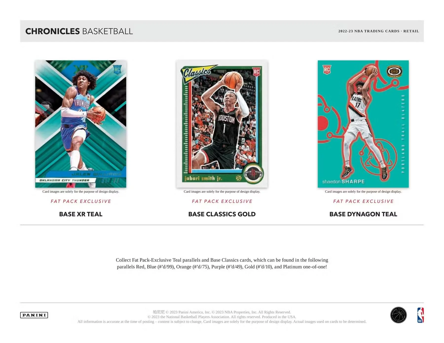 2022-23 Panini Chronicles Basketball Blaster Box - Image 3